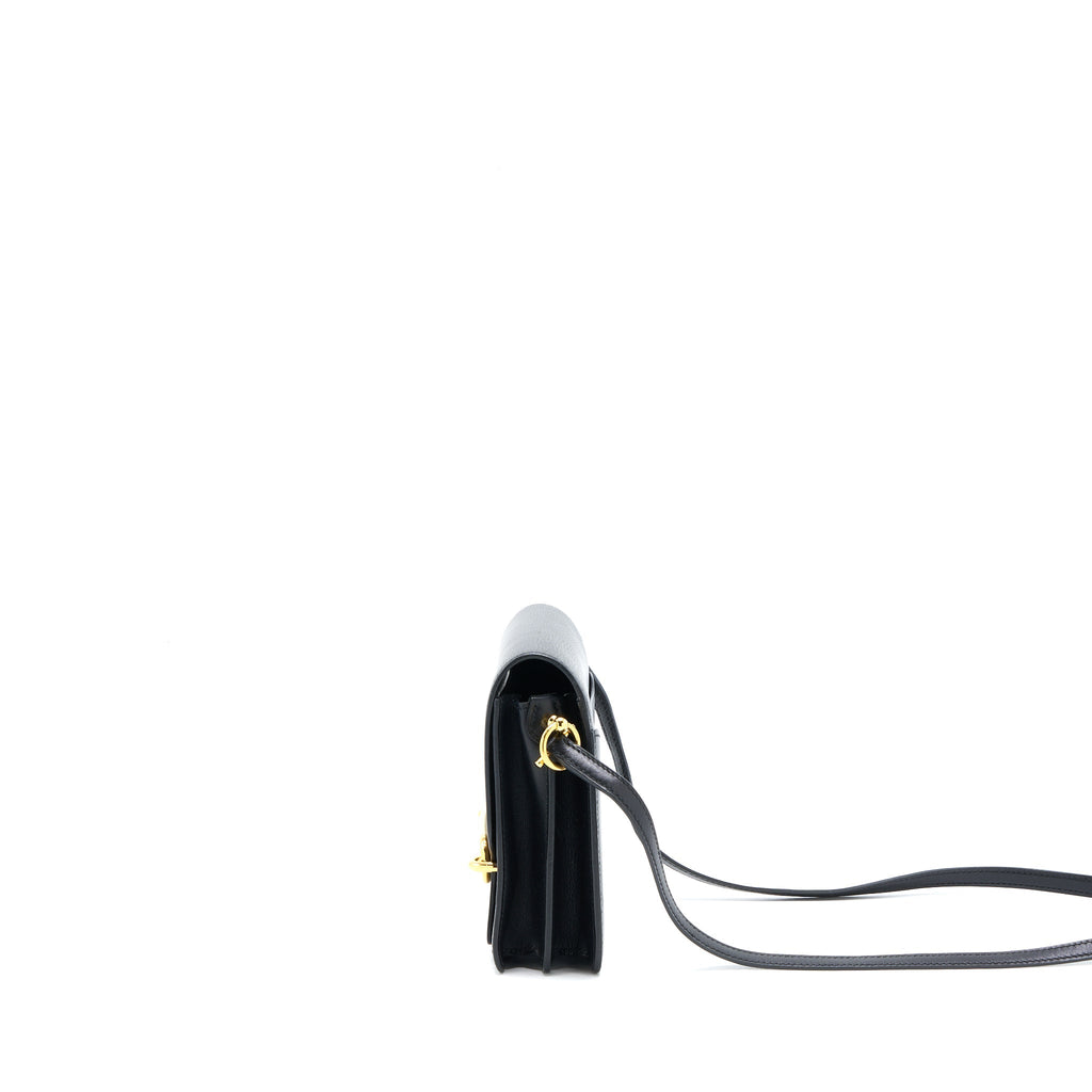 HERMES MINI ROULIS EVERCOLOR BLACK GHW