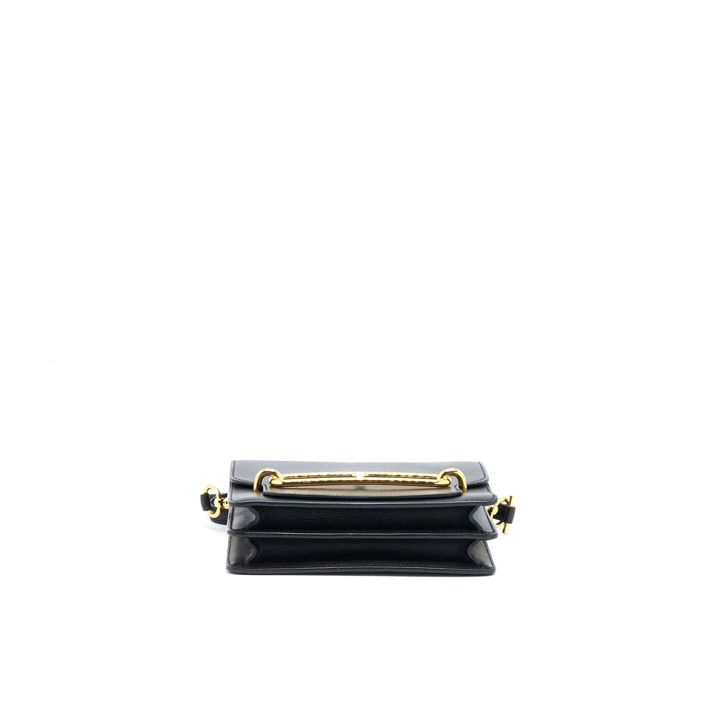 HERMES MINI ROULIS EVERCOLOR BLACK GHW