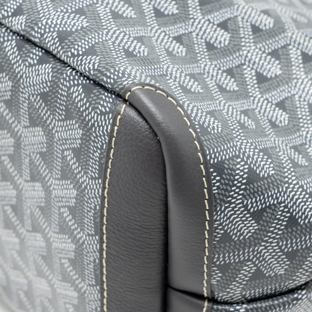 GOYARD ARTOIS PM TOTE BAG GOYARDINE CANVAS / CALFSKIN GREY