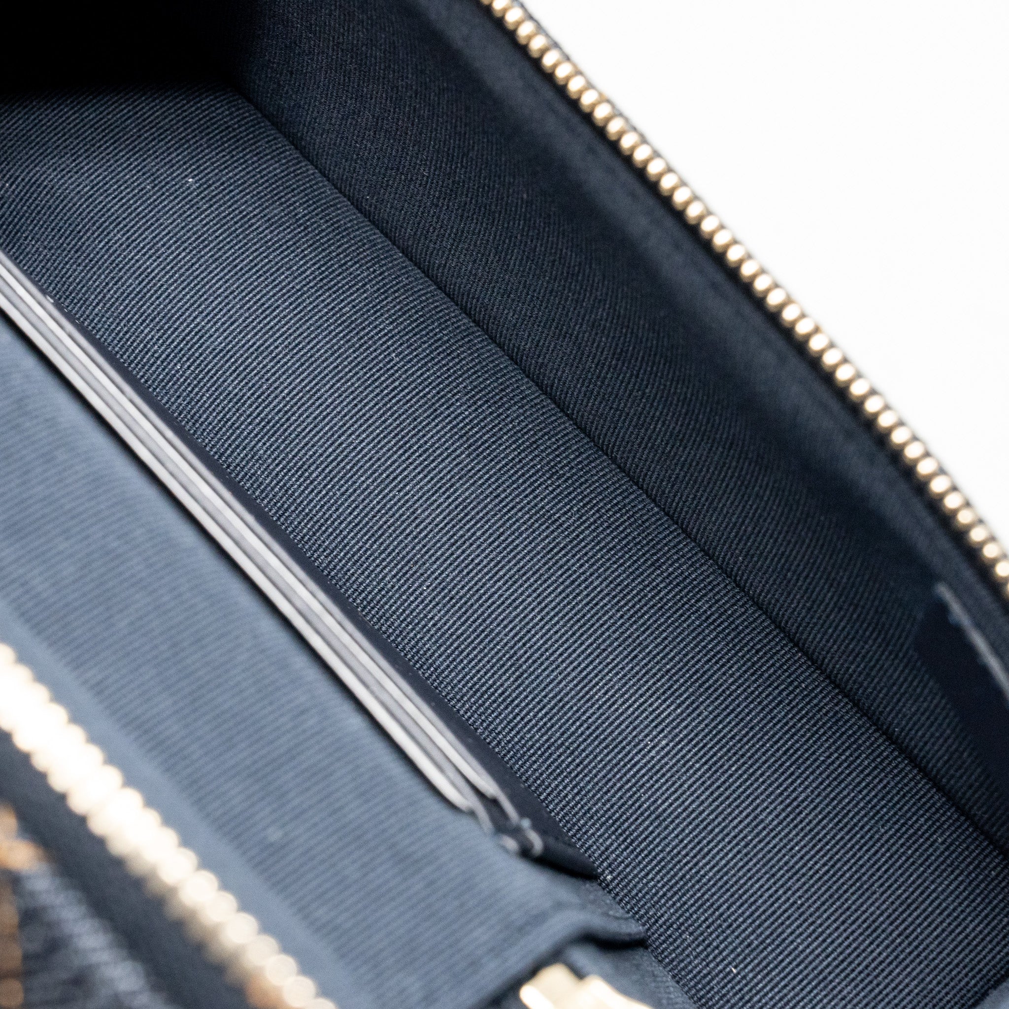 CHANEL 26P TOP HANDLE VANITY DENIM DARK BLUE LGHW (MICROCHIP)