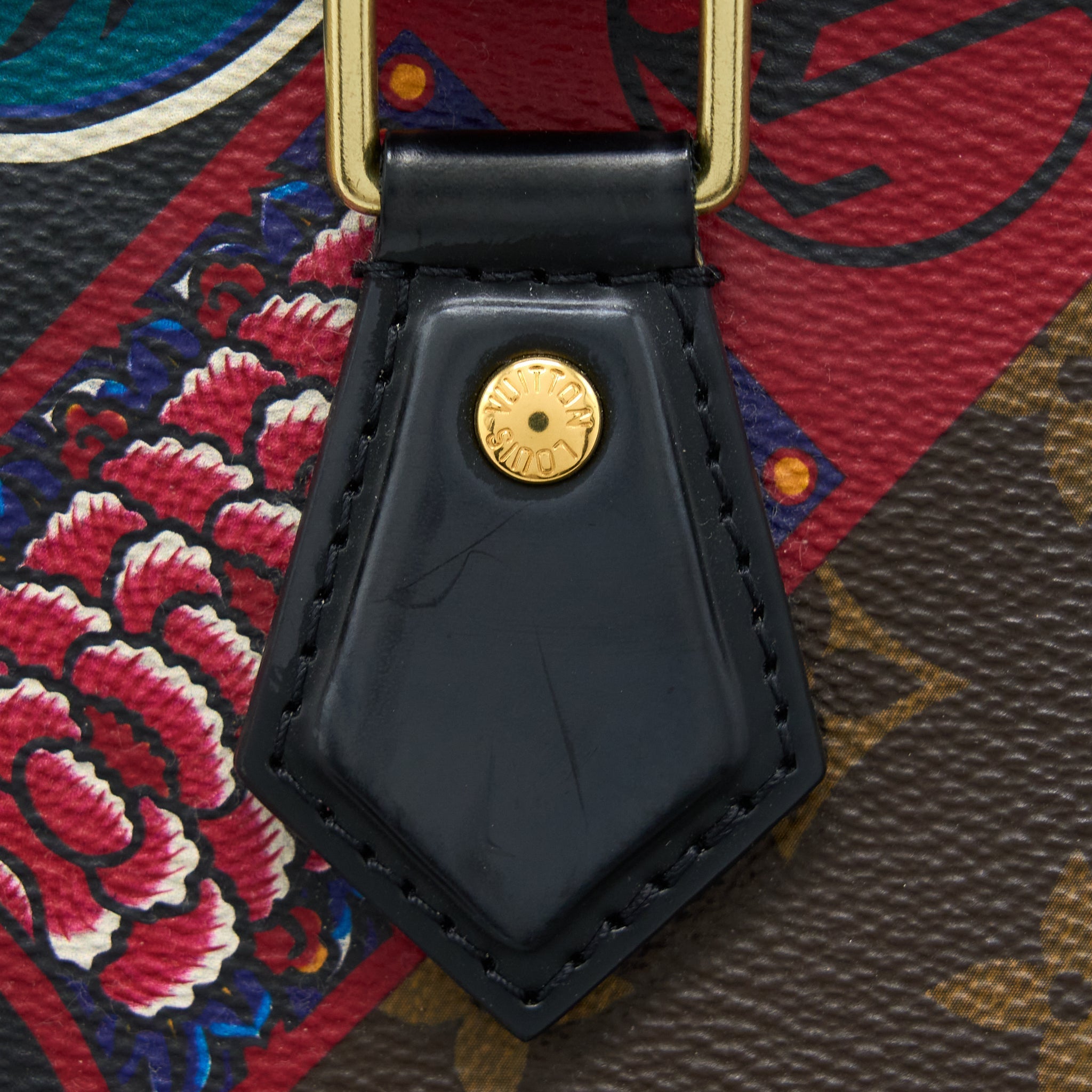 LOUIS VUITTON SPEEDY 30 KABUKI-THEMED CRUISE MONOGRAM CANVAS/EPI GHW