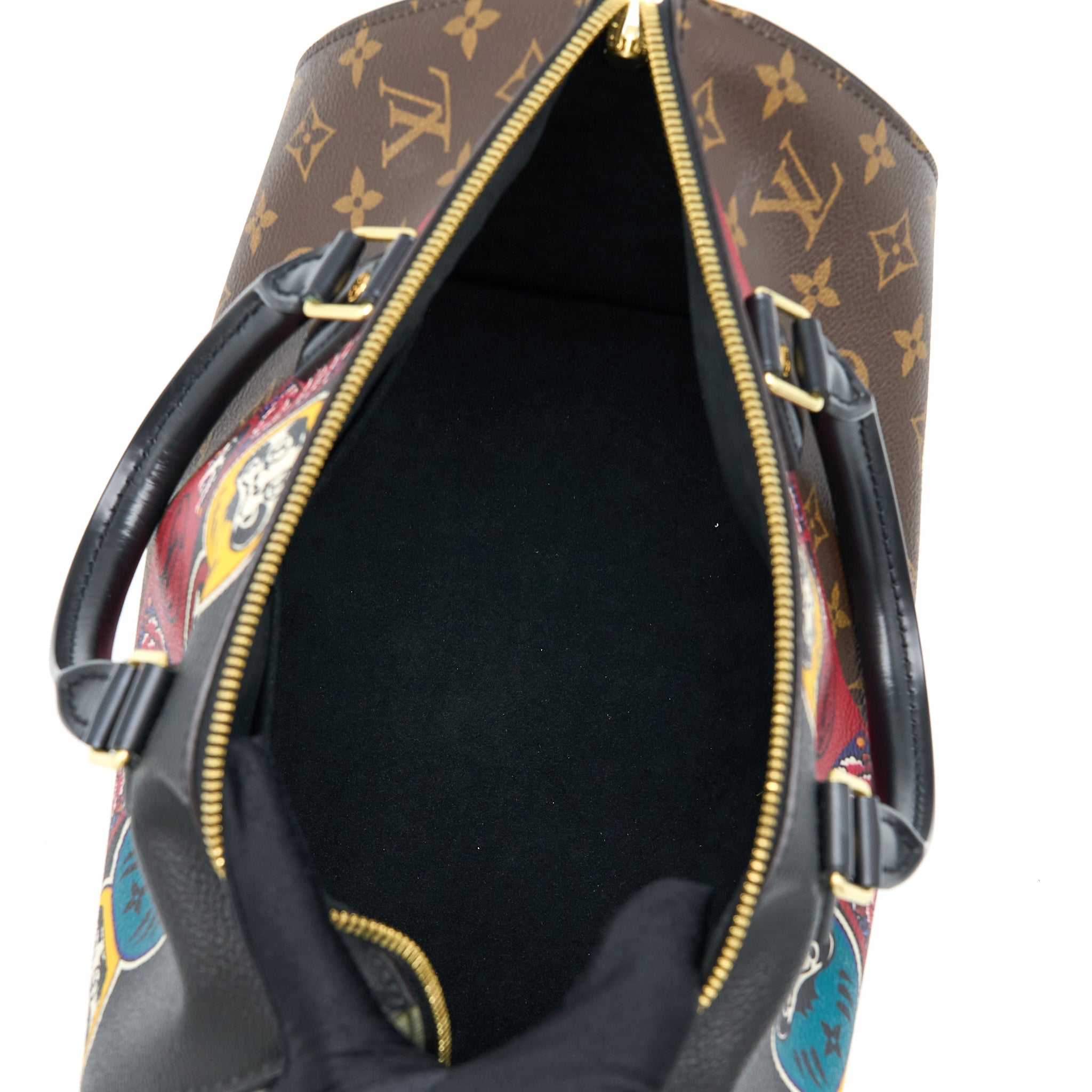 LOUIS VUITTON SPEEDY 30 KABUKI-THEMED CRUISE MONOGRAM CANVAS/EPI GHW