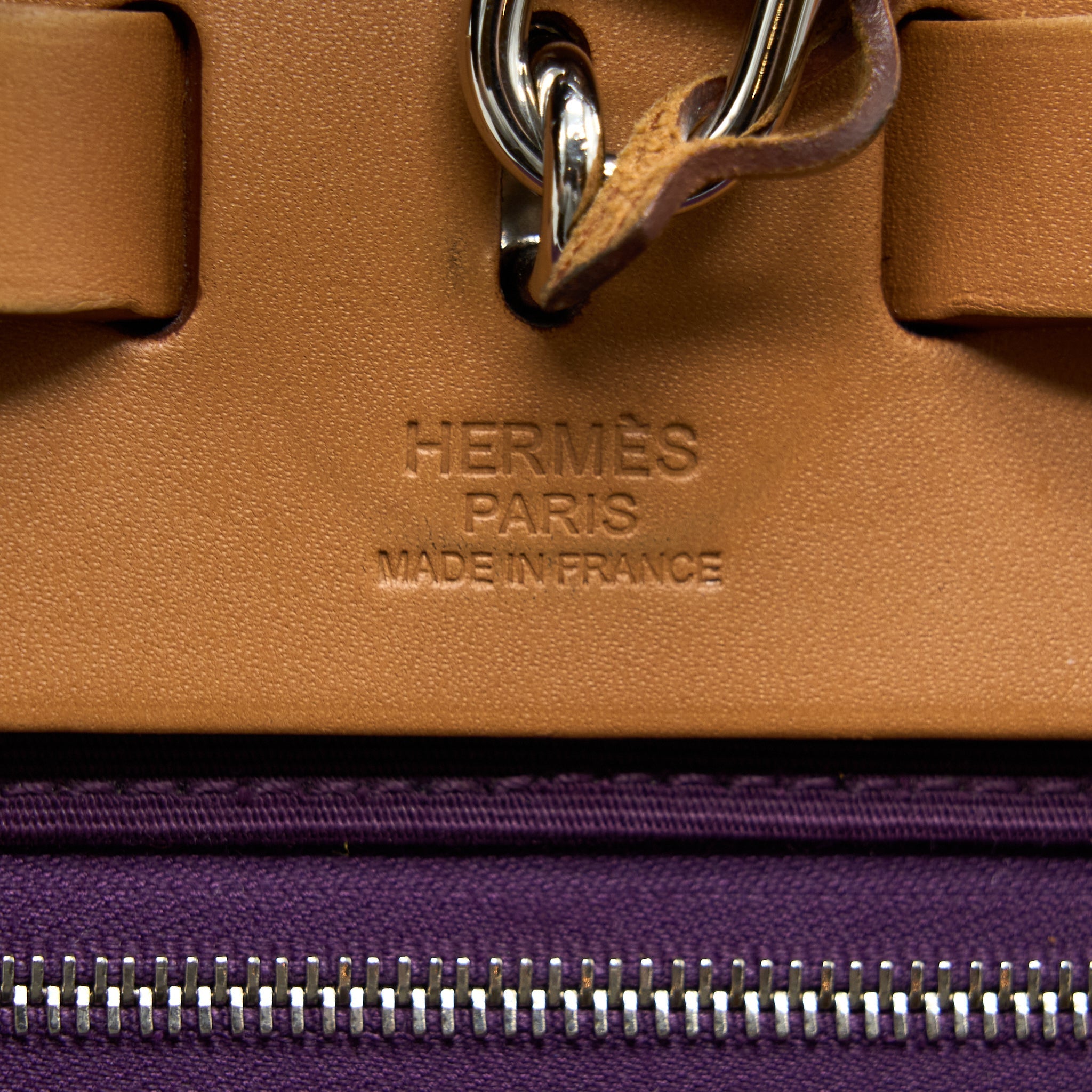 HERMES HERBAG ZIP 31 BAG CANVAS