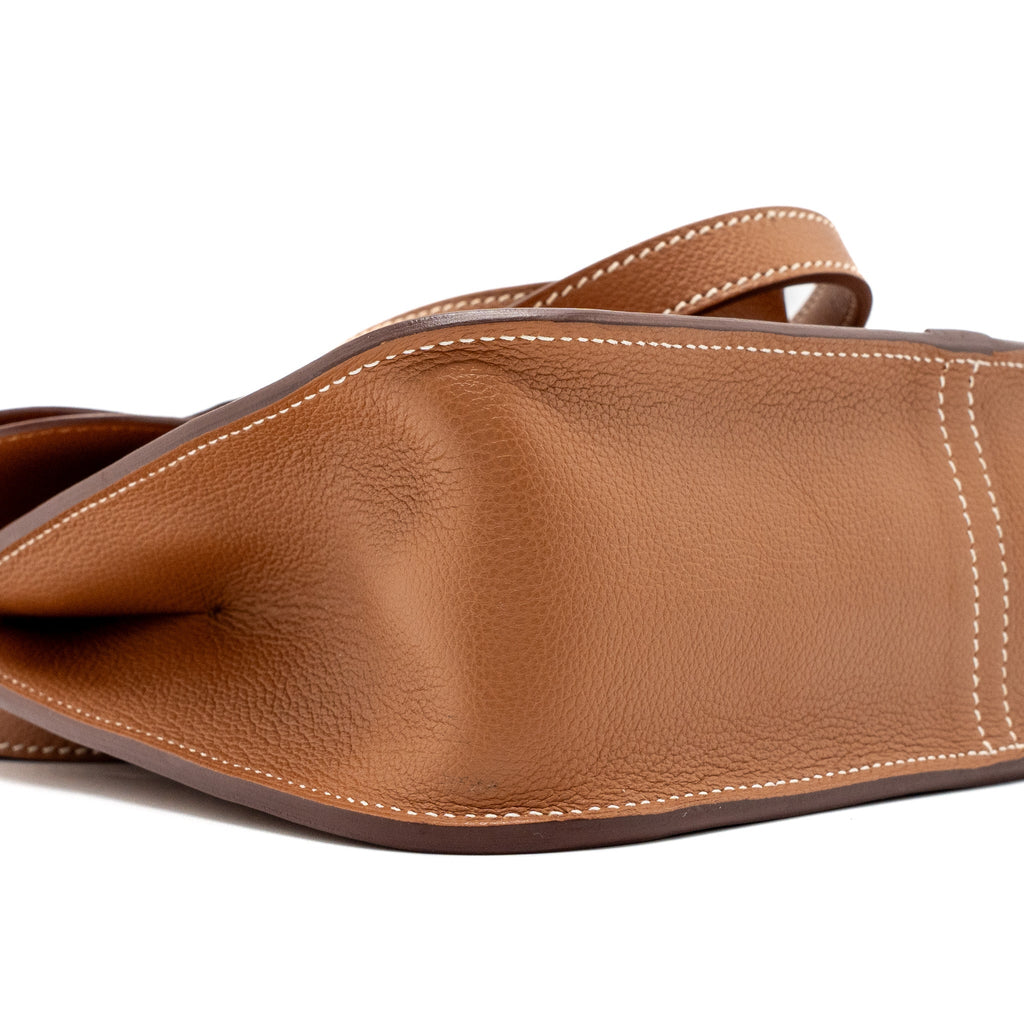 HERMES HALZAN 25 EVERCOLOR GOLD GHW