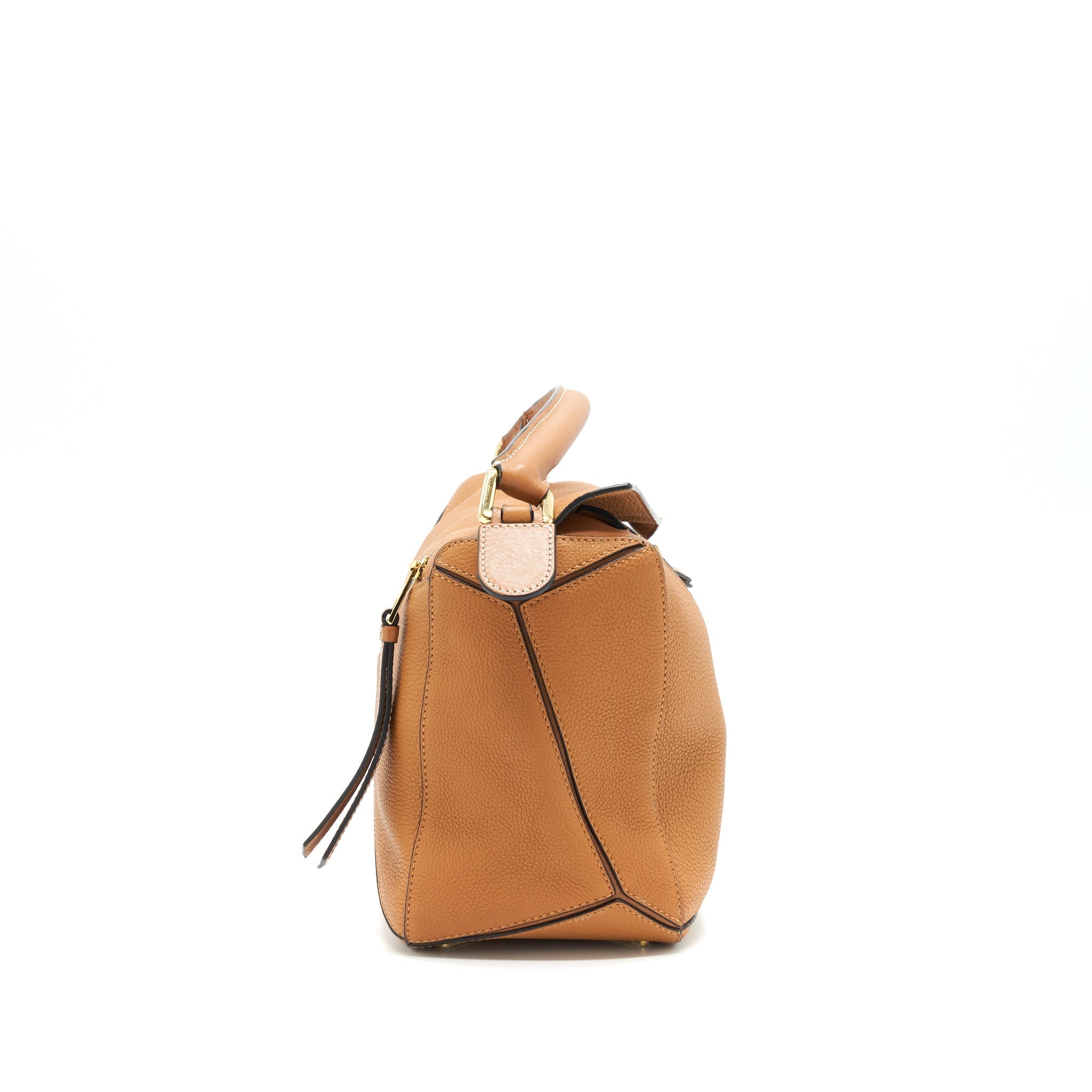 LOEWE PUZZLE BAG IN GRAINED CALFSKIN BROWN
