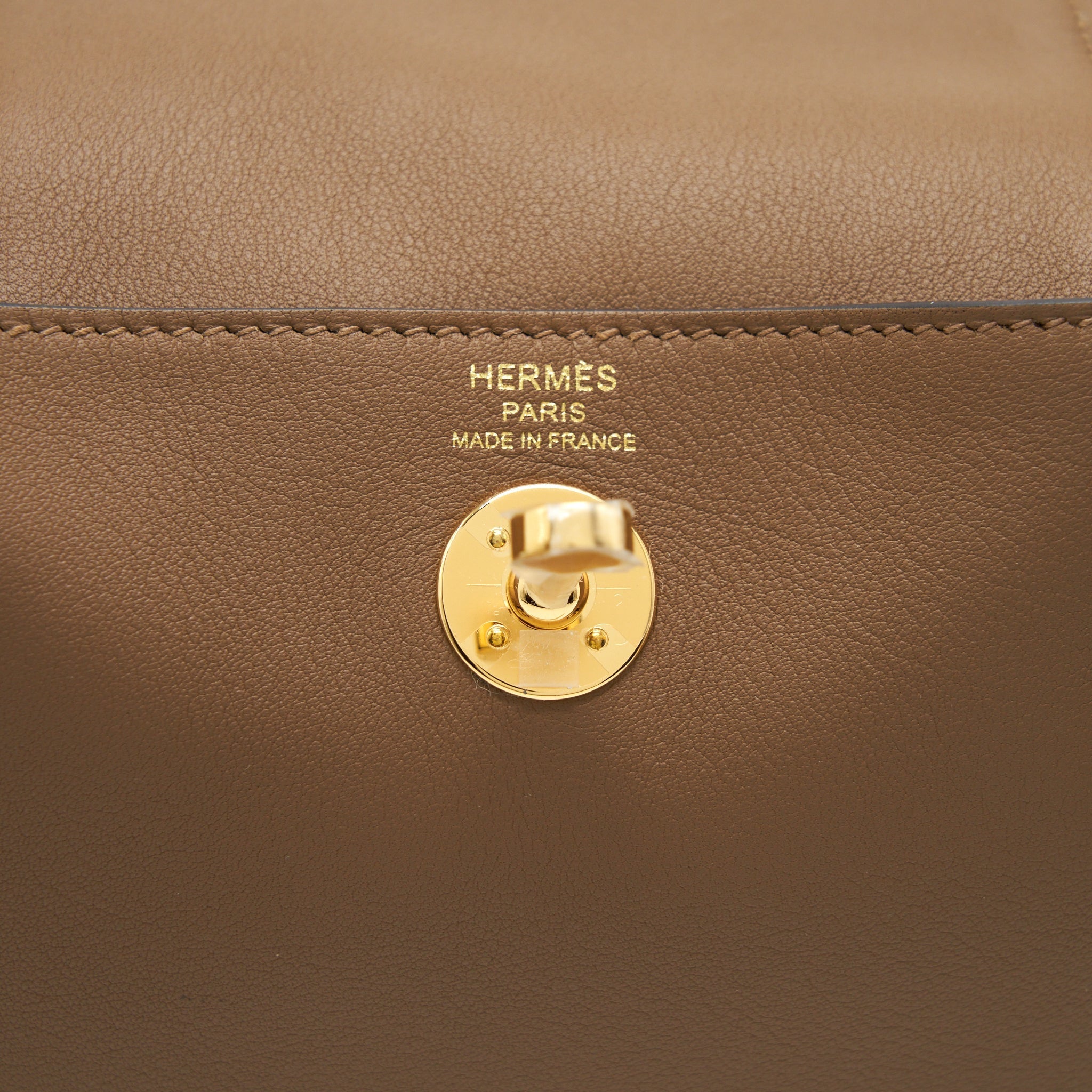 HERMES MINI LINDY SWIFT ALEZAN/BISCUIT