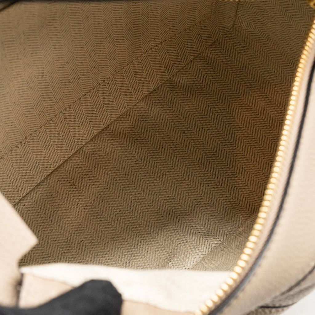 LOEWE SMALL PUZZLE BAG GRAINED CALFSKIN SAND GHW