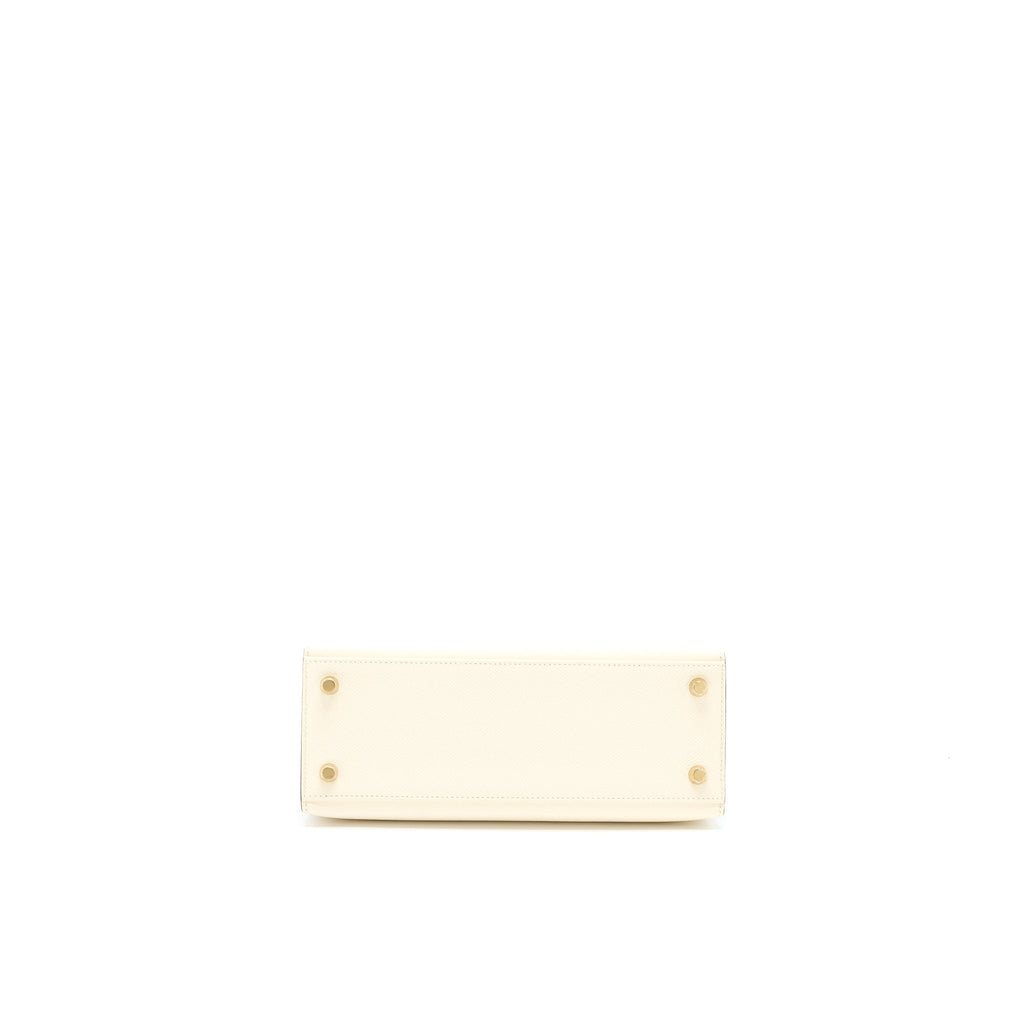 HERMES KELLY 25 EPSOM NATA GHW