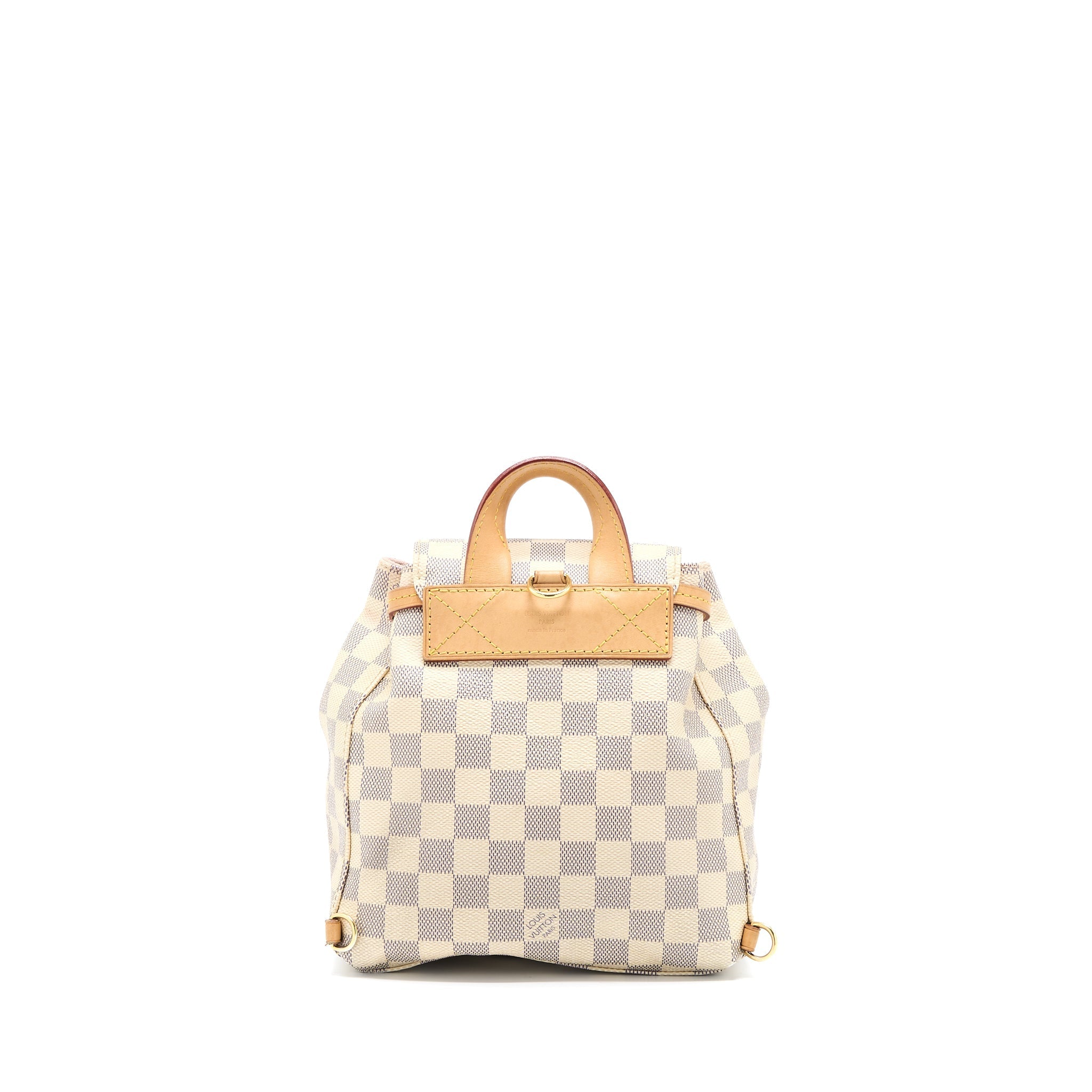 LOUIS VUITTON SPERONE BB BACKPACK DAMIER AZUR GHW