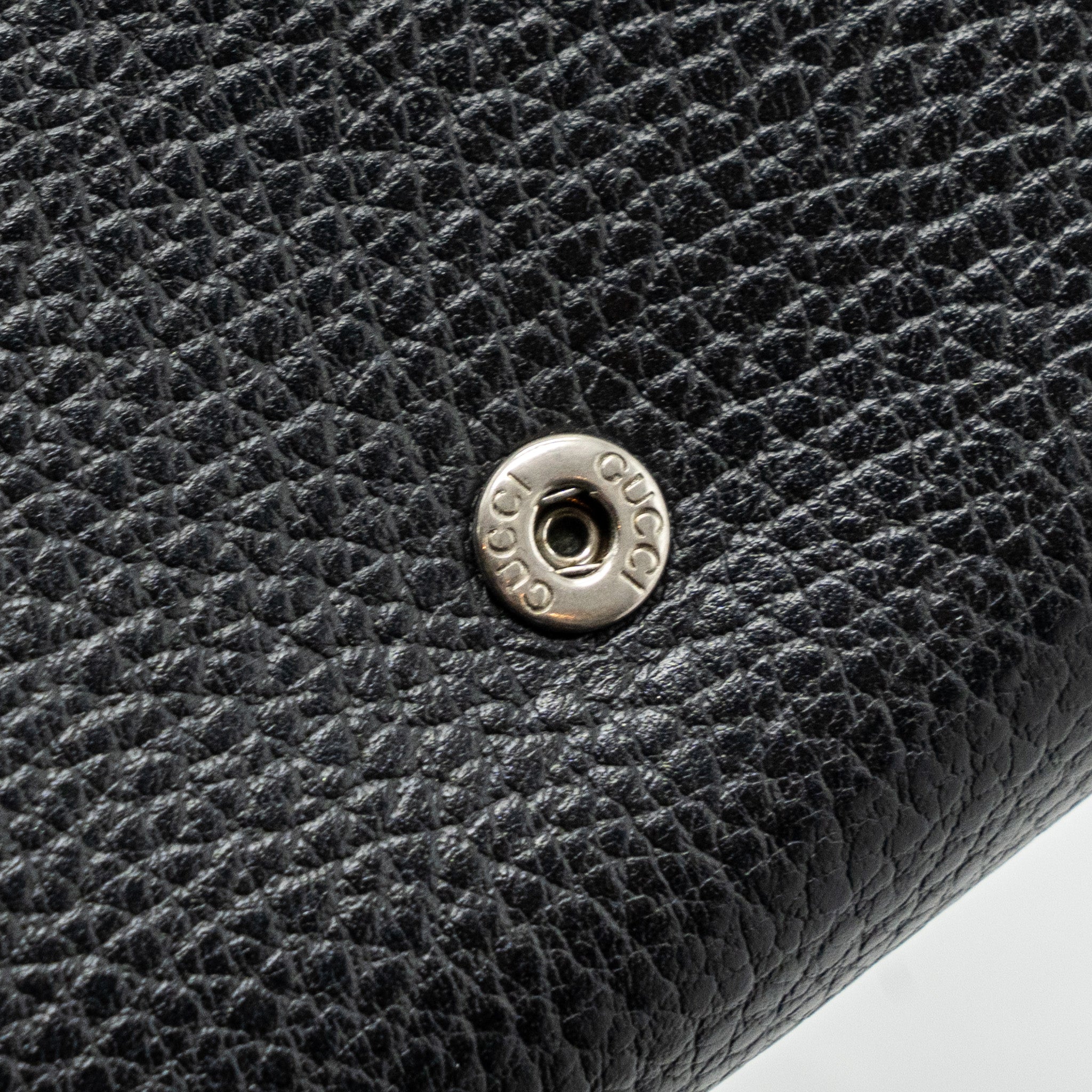 GUCCI DIONYSUS MINI CHAIN BAG CALFSKIN BLACK SHW