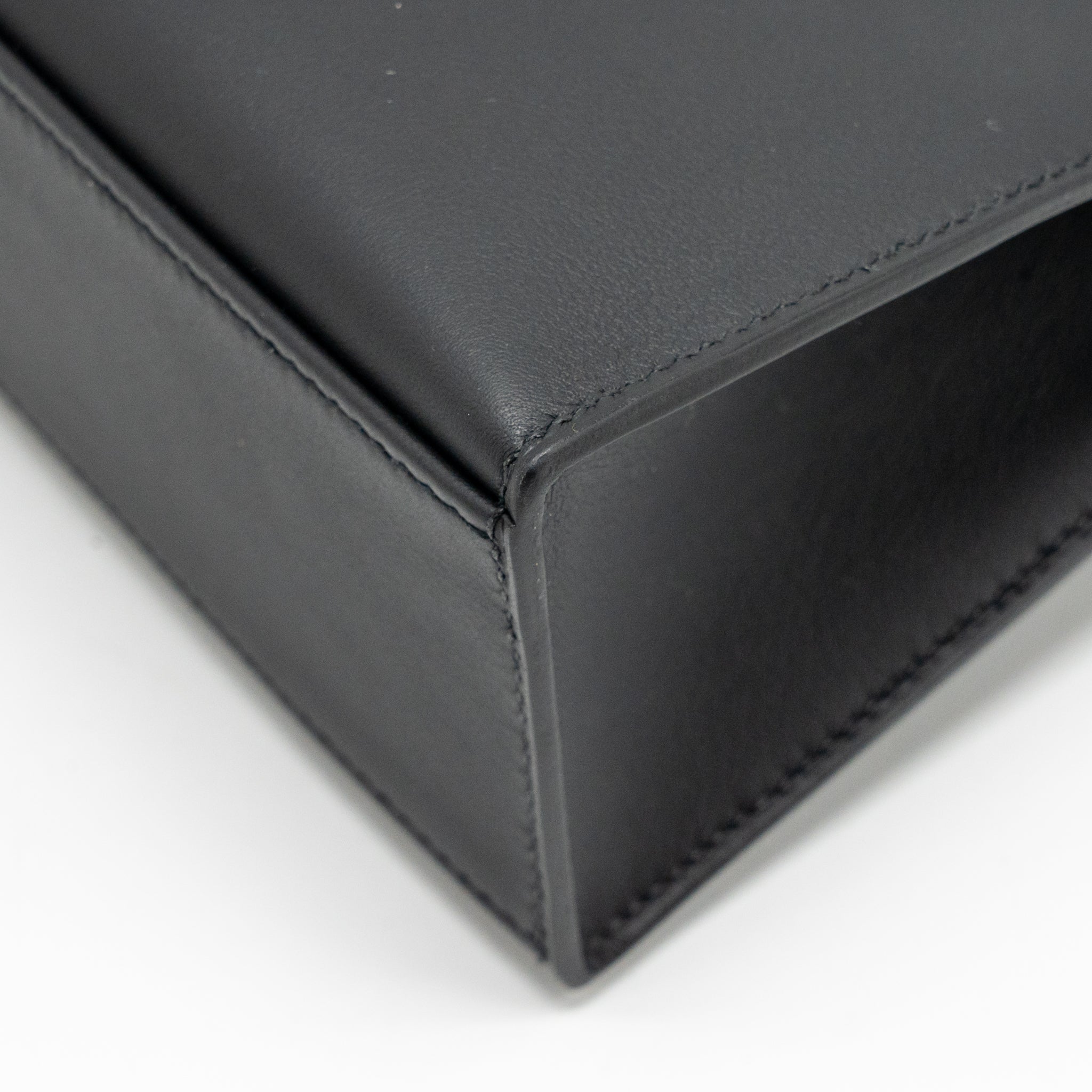 HERMES KELLY POCHETTE SWIFT BLACK SHW