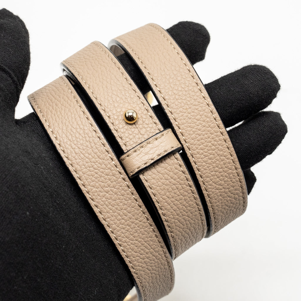 LOEWE SMALL PUZZLE BAG GRAINED CALFSKIN SAND GHW