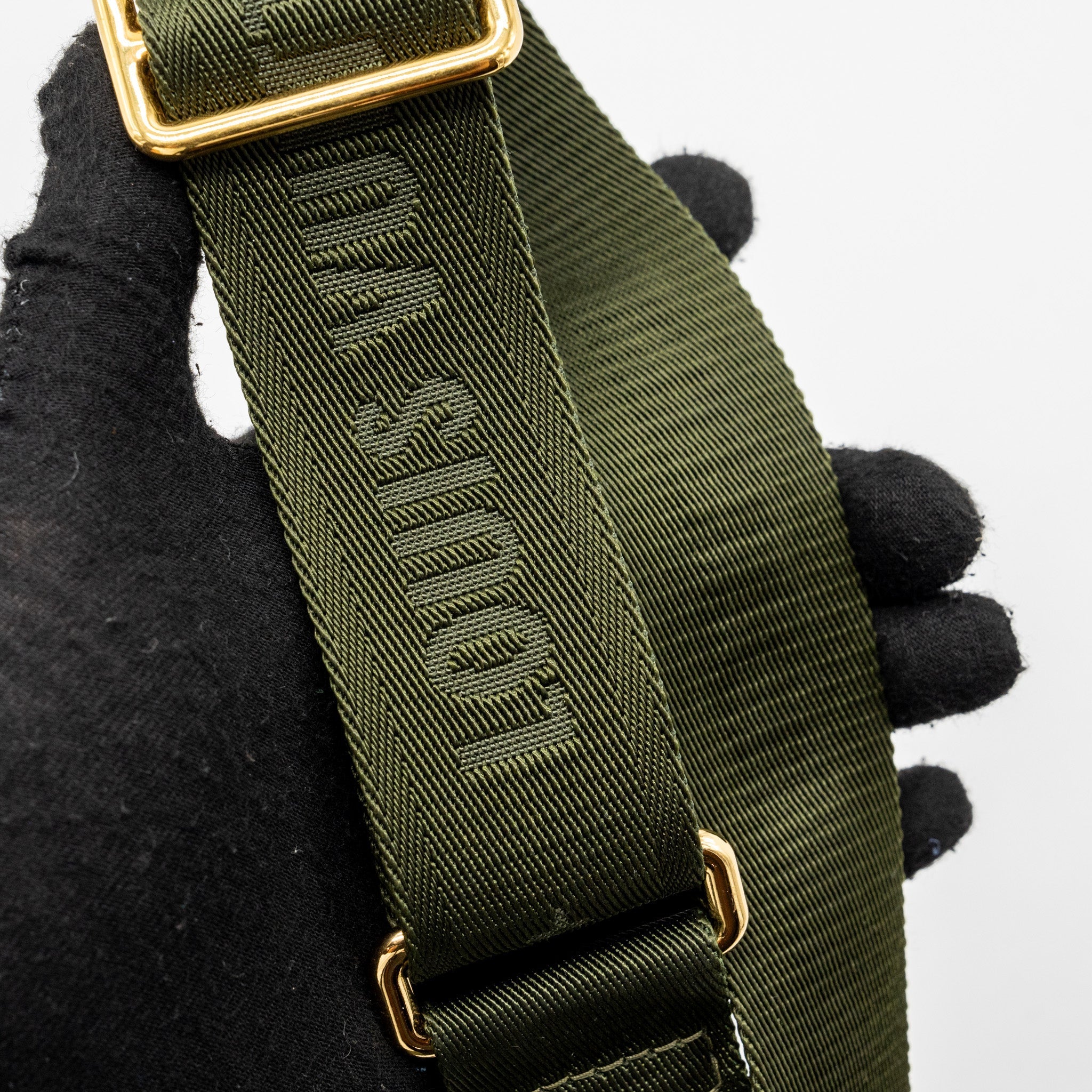 LOUIS VUITTON MULTI POCHETTE ACCESSORIES MONOGRAM CANVAS KHAKI STRAP GHW