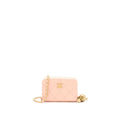 CHANEL PEARL CRUSH ZIPPY CARD HOLDER LAMBSKIN LIGHT PINK BRUSHED GHW