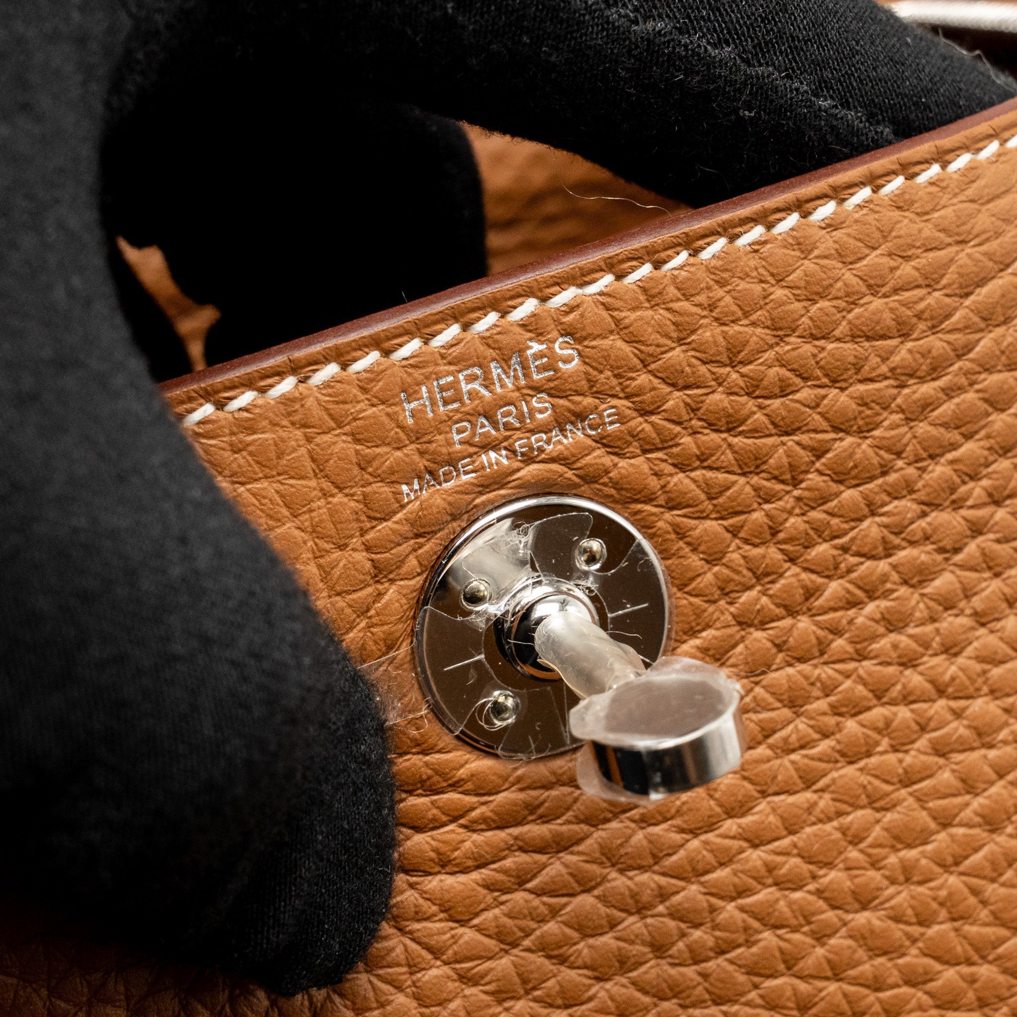 HERMES MINI LINDY II CLEMENCE GOLD SHW
