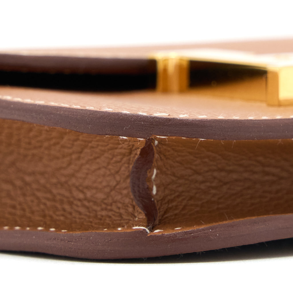 HERMES CONSTANCE SLIM EVERCOLOR GOLD GHW