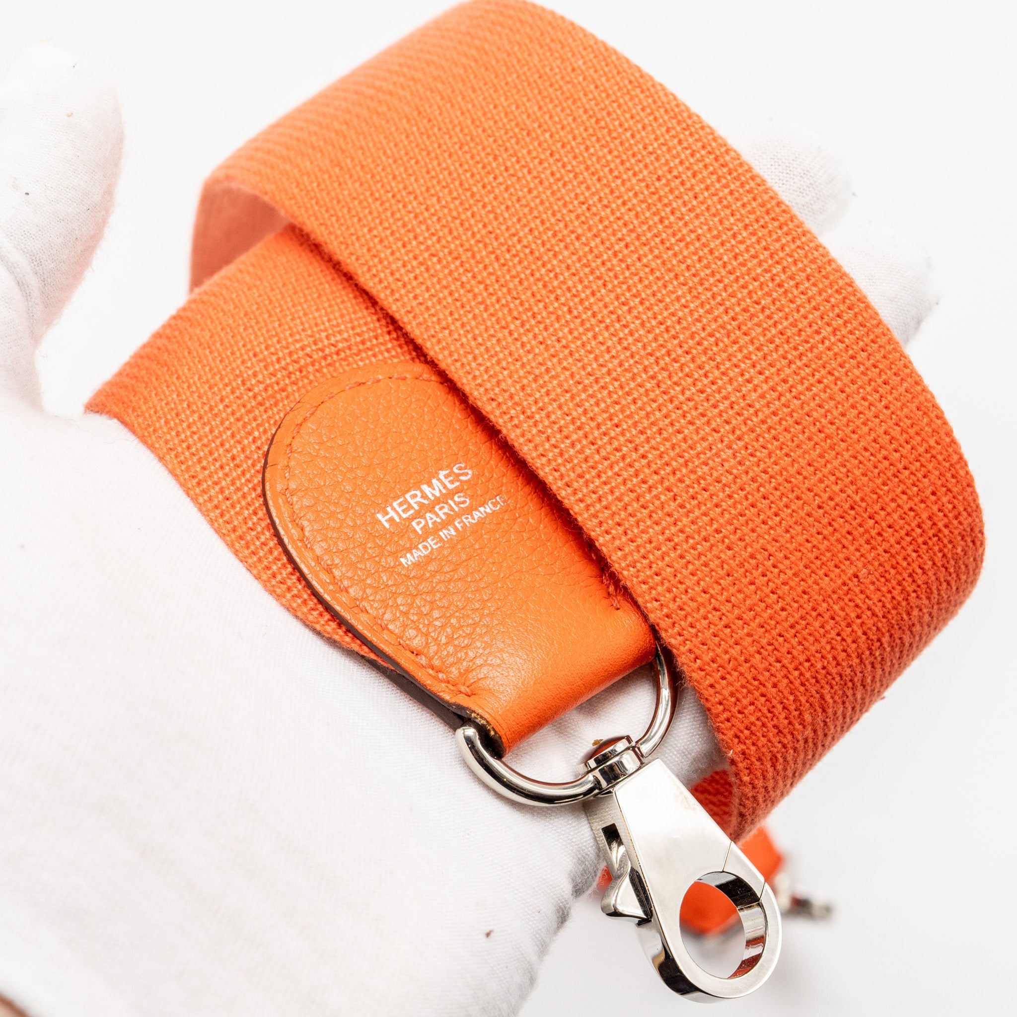 HERMES TOOL BOX 20 EVERCOLOR ORANGE POPPY/ BORDEAUX SHW