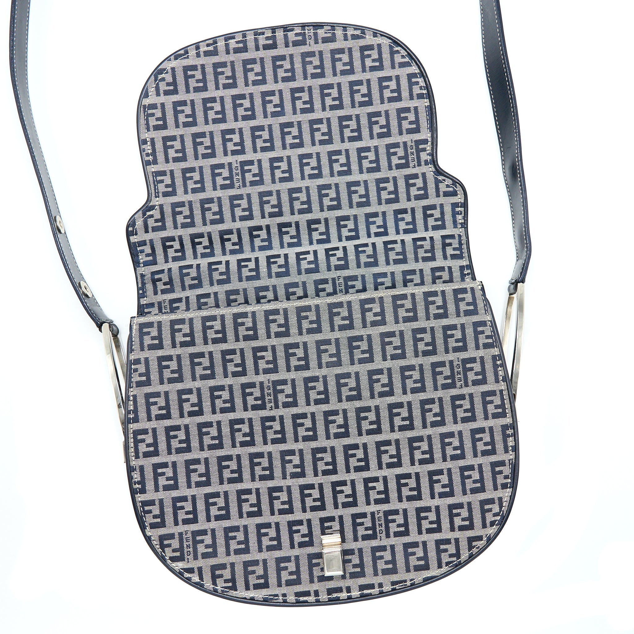 FENDI VINTAGE FF LOGO CROSSBODY BAG SHW