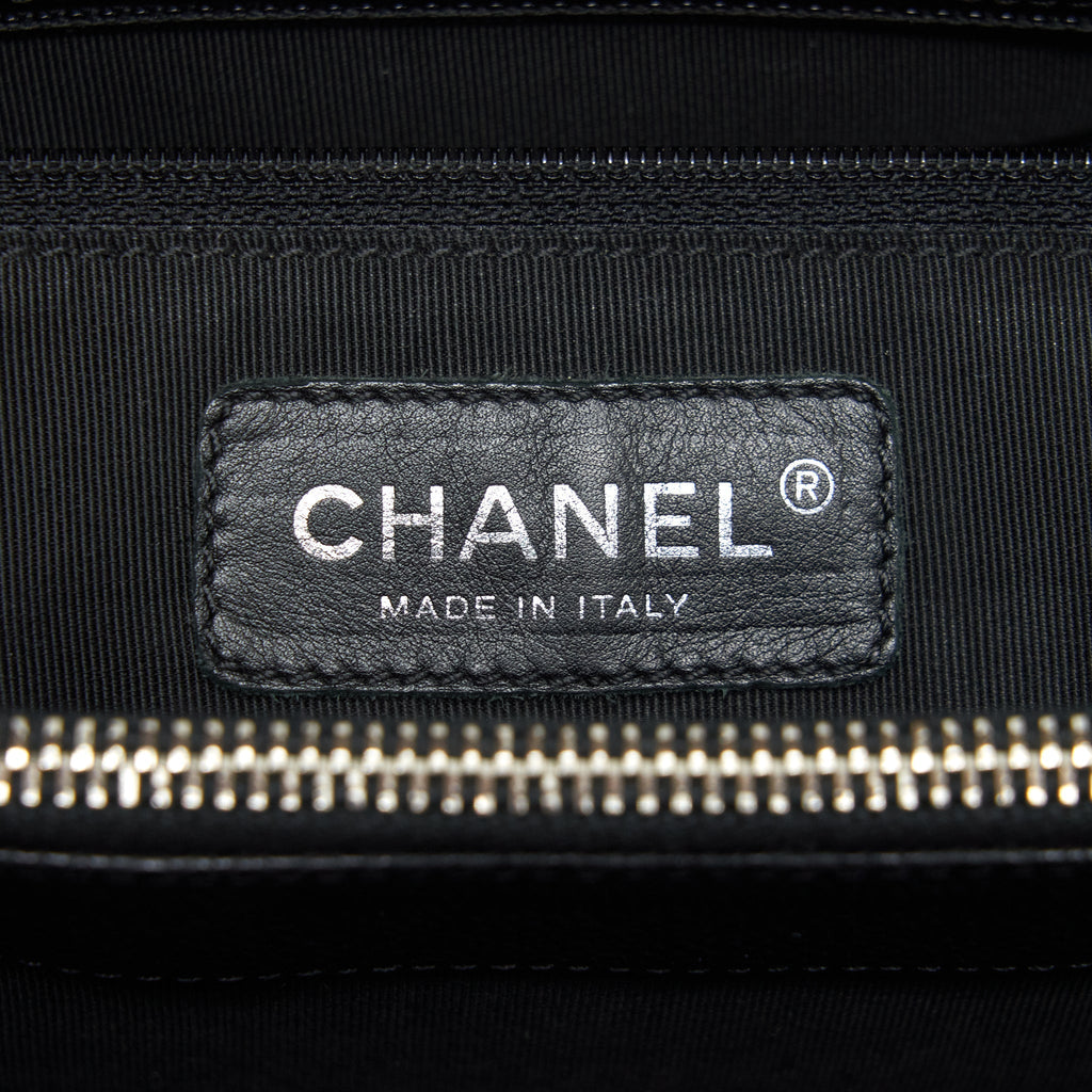 CHANEL GRAND SHOPPING TOTE/ GST CAVIAR BLACK SHW
