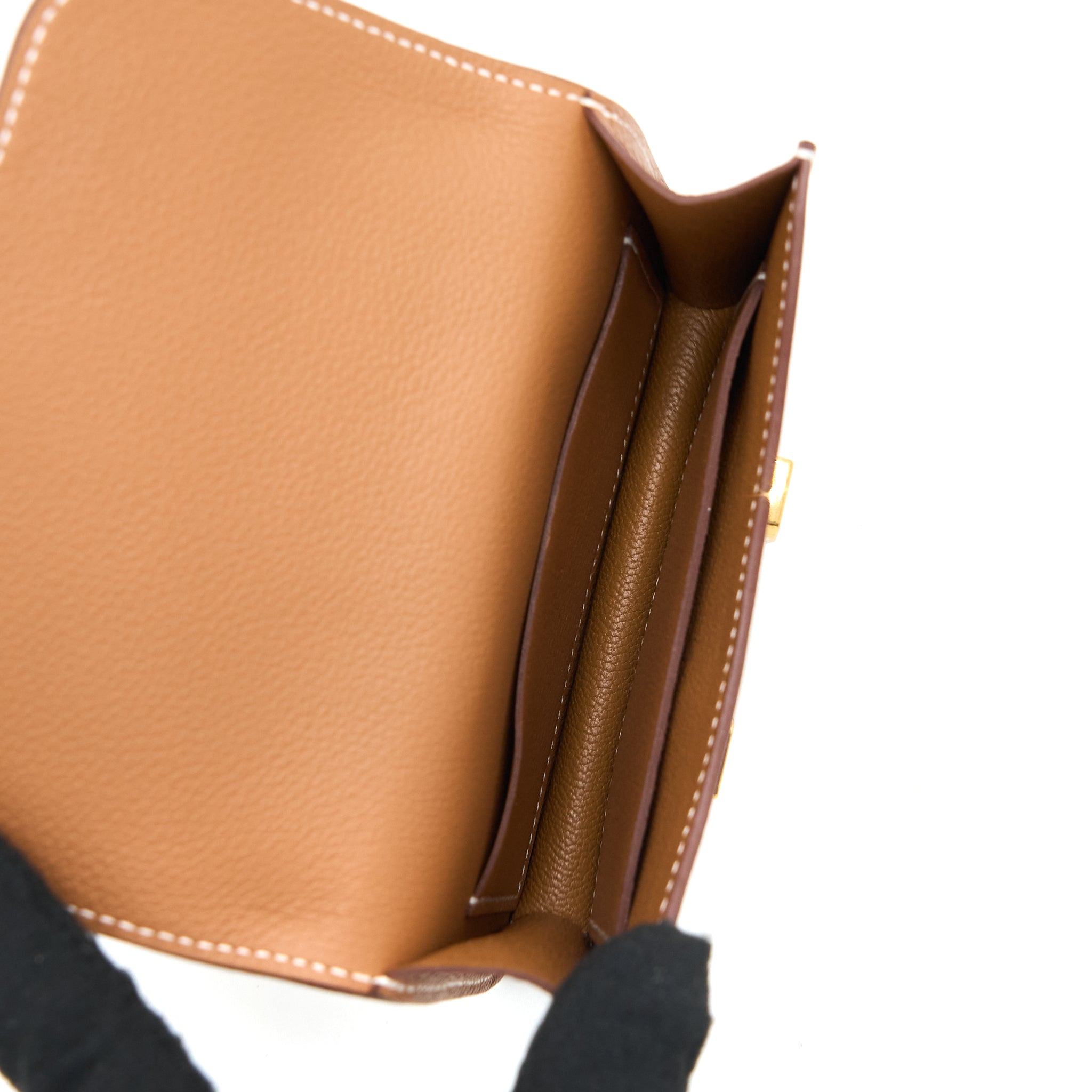 HERMES CONSTANCE SLIM EVERCOLOR GOLD GHW