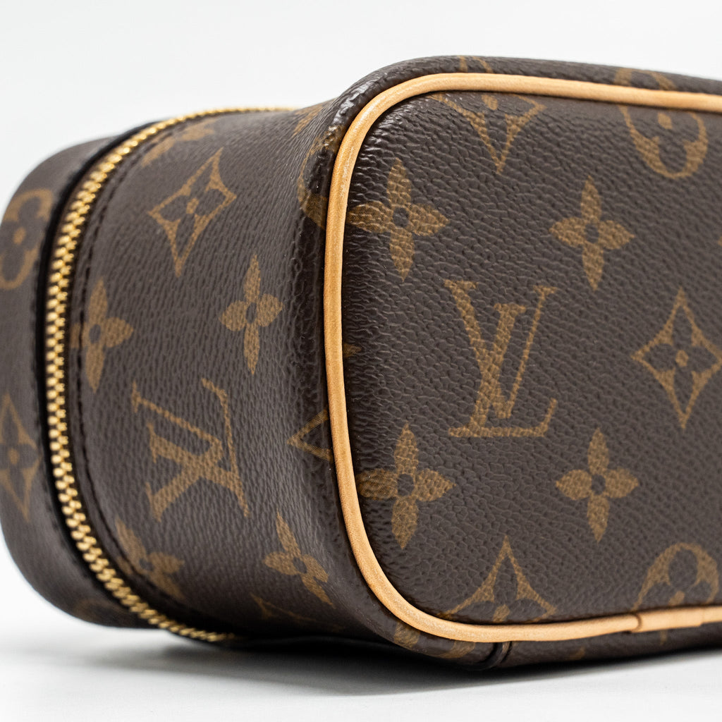 LOUIS VUITTON NICE NANO MONOGRAM CANVAS GHW