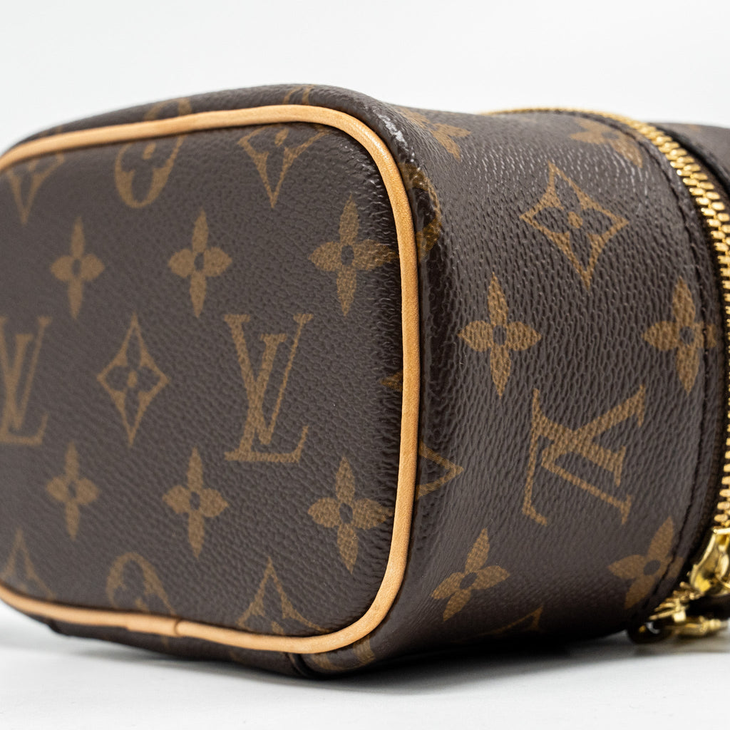 LOUIS VUITTON NICE NANO MONOGRAM CANVAS GHW