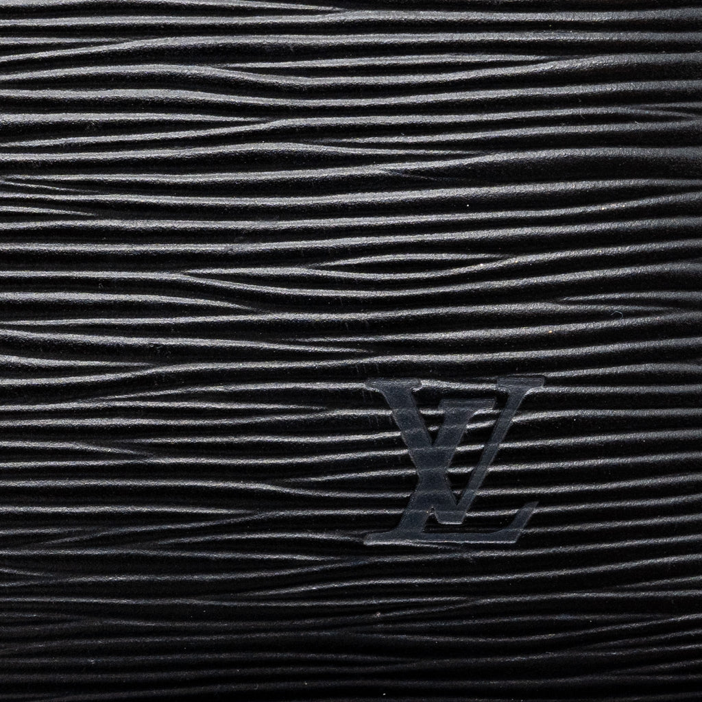 LOUIS VUITTON POCHETTE ACCESSORIES EPI LEATHER BLACK SHW
