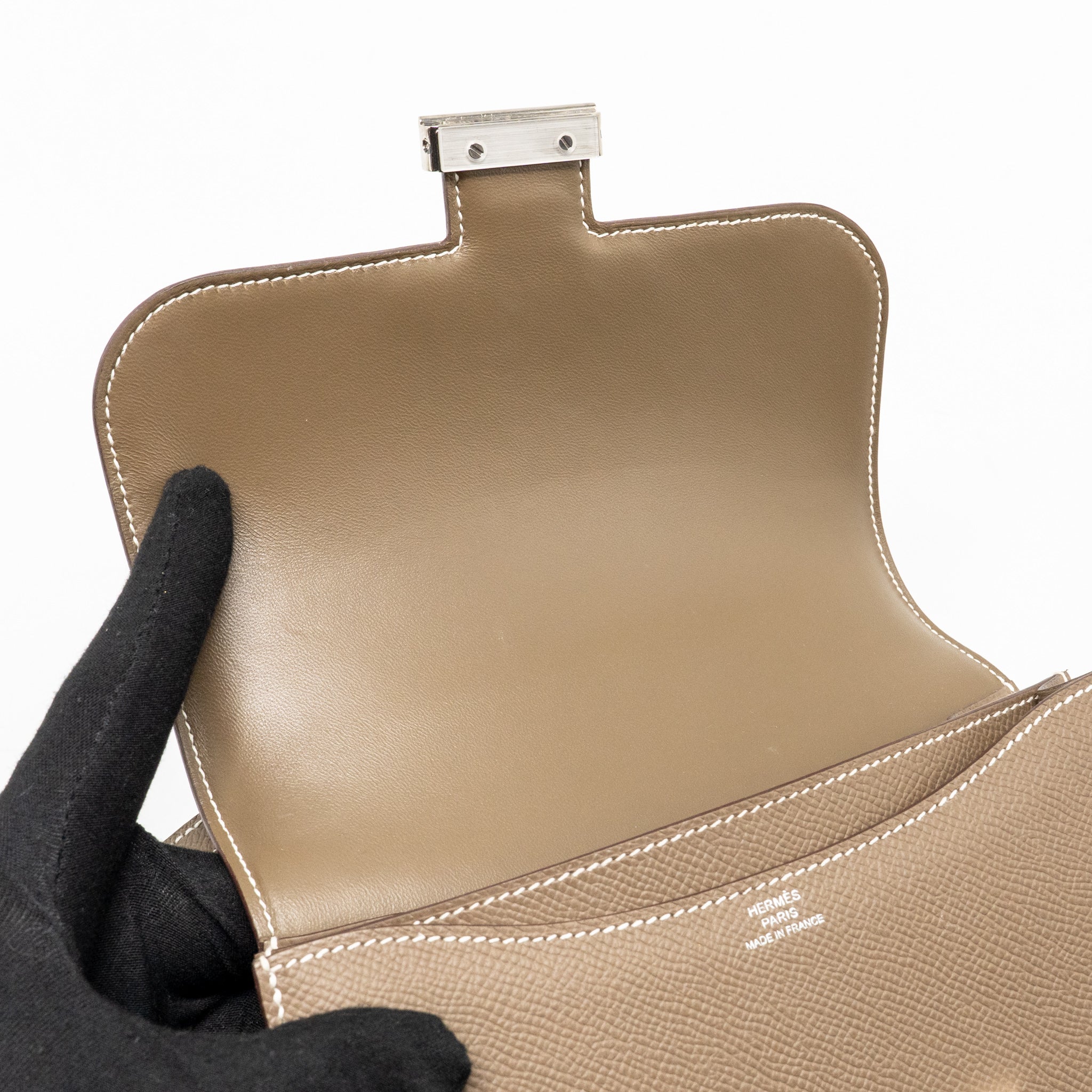 HERMES MINI CONSTANCE EPSOM ETOUPE SHW