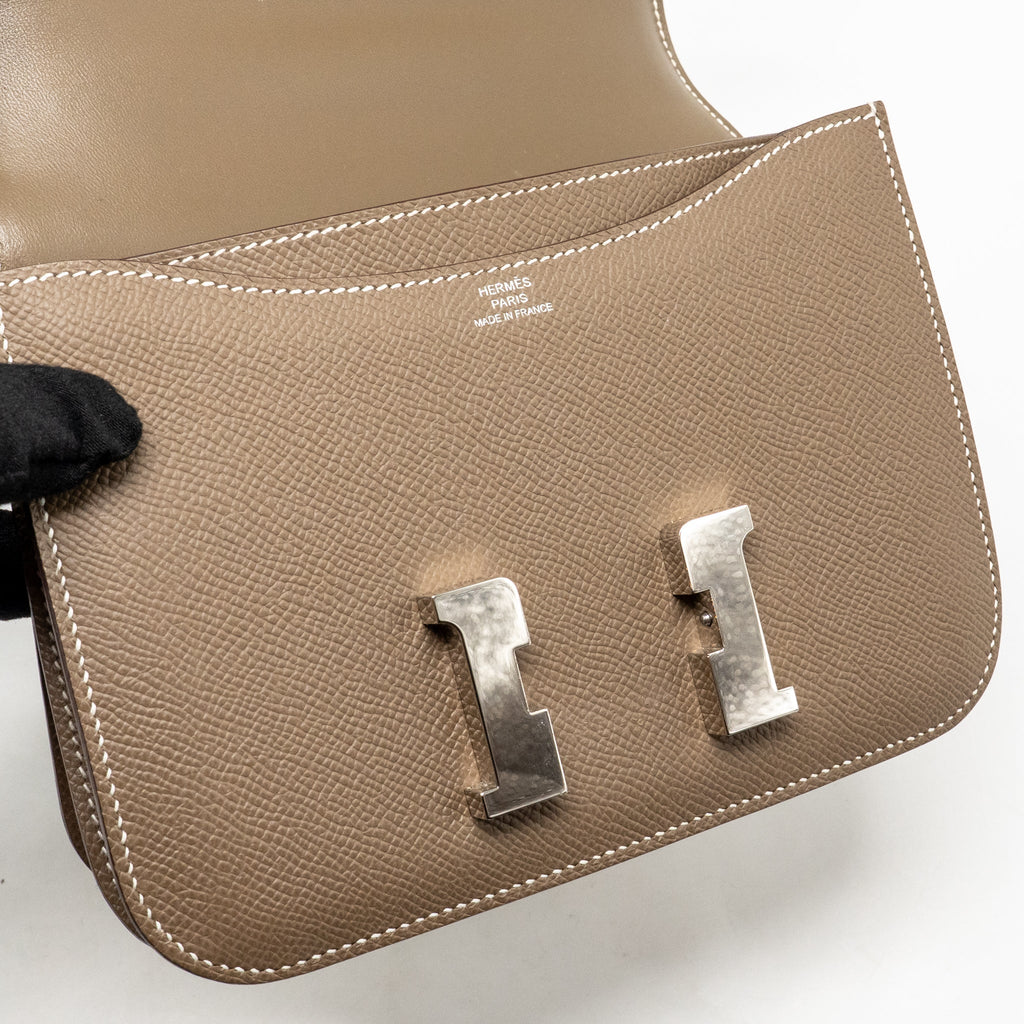 HERMES MINI CONSTANCE EPSOM ETOUPE SHW