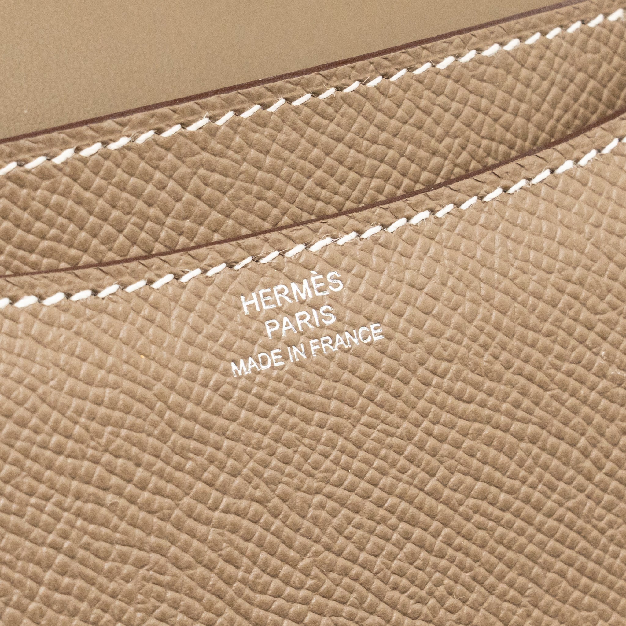 HERMES MINI CONSTANCE EPSOM ETOUPE SHW