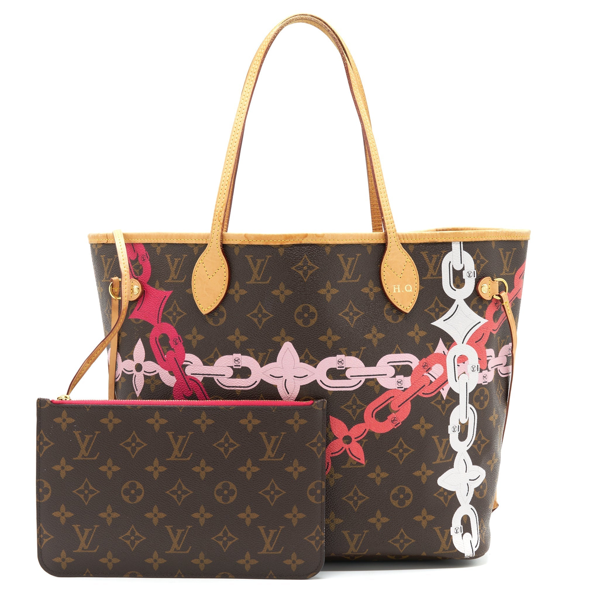LOUIS VUITTON NEVERFULL MM SUMMER MONOGRAM BAY 2016