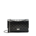 CHANEL 2.55 226 REISSUE DOUBLE FLAP BAG CALFSKIN BLACK SHW