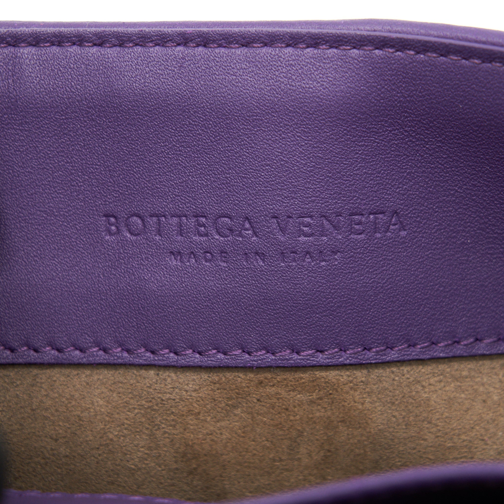 BOTTEGA VENETA OLYMPIA BAG IN PURPLE