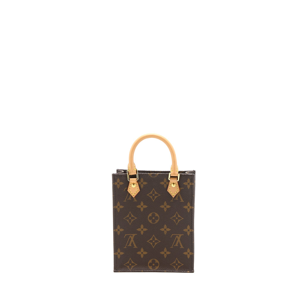 LOUIS VUITTON PETIT SAC PLAT MONOGRAM CANVAS GHW