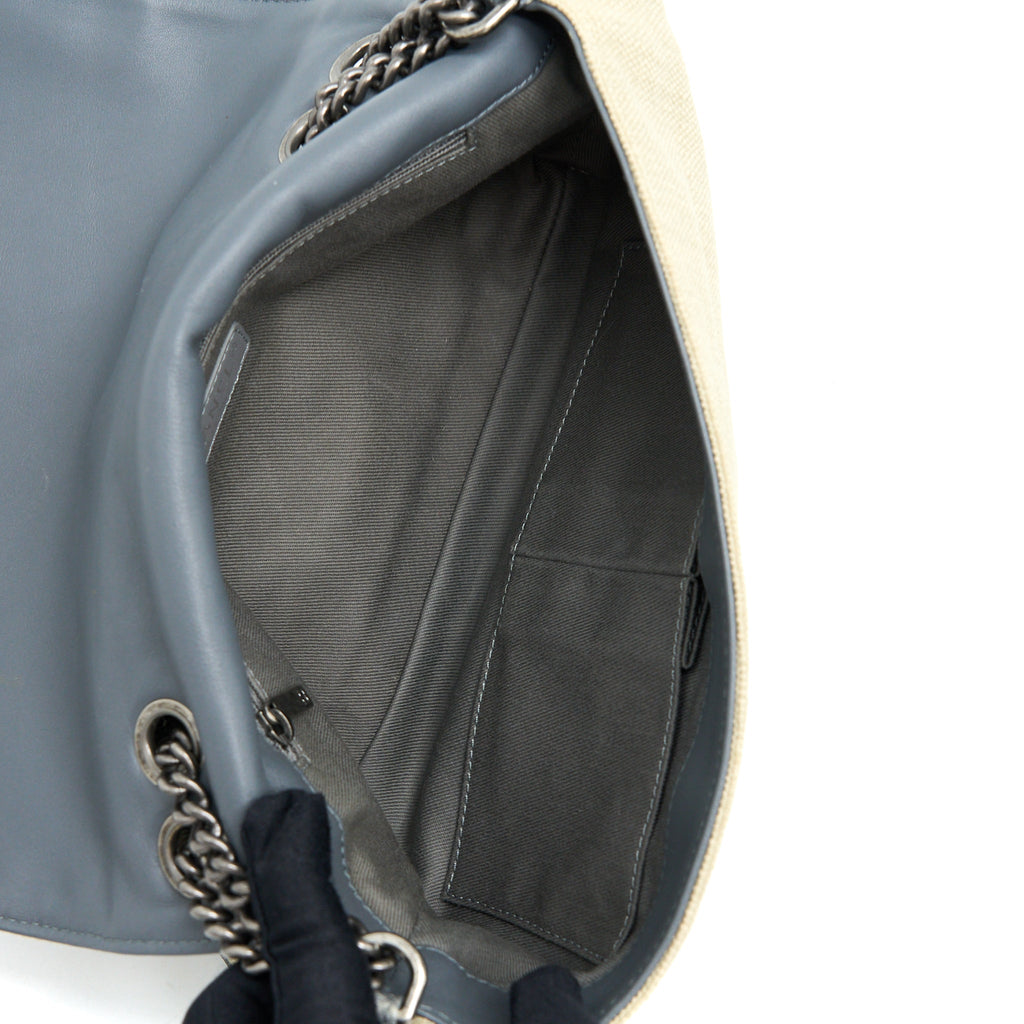 CHANEL GRAFFITI BAG FABRIC MULTICOLOUR RUTHENIUM SHW