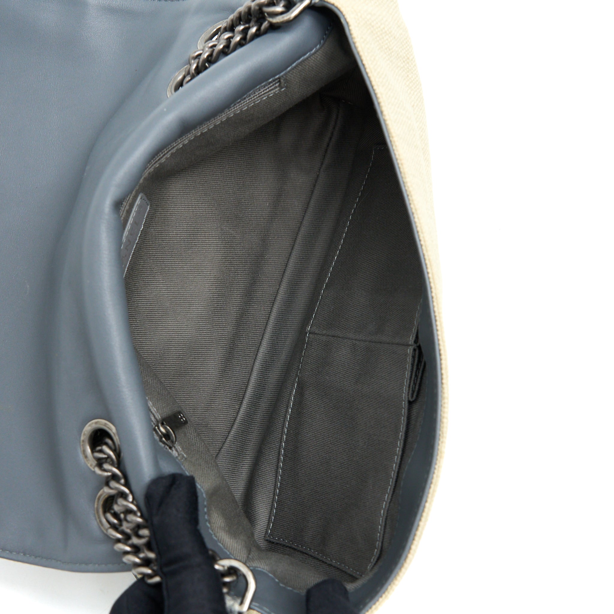CHANEL GRAFFITI BAG FABRIC MULTICOLOUR RUTHENIUM SHW