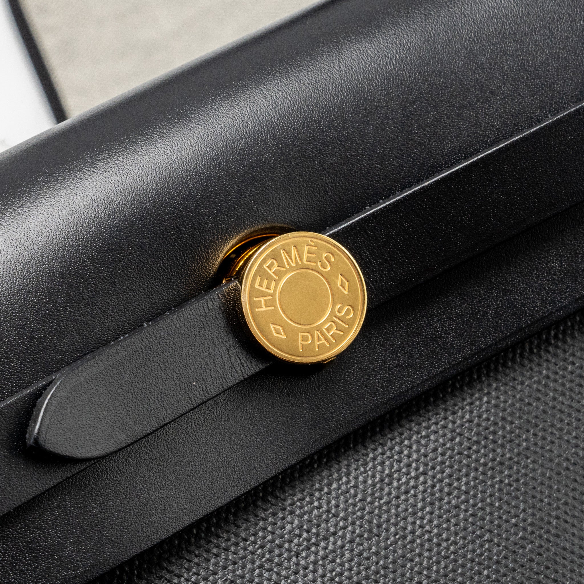 HERMES HERBAG 31 ZIP BAG BERLINE CANVAS/VACHE HUNTER BLACK/ECRU GHW