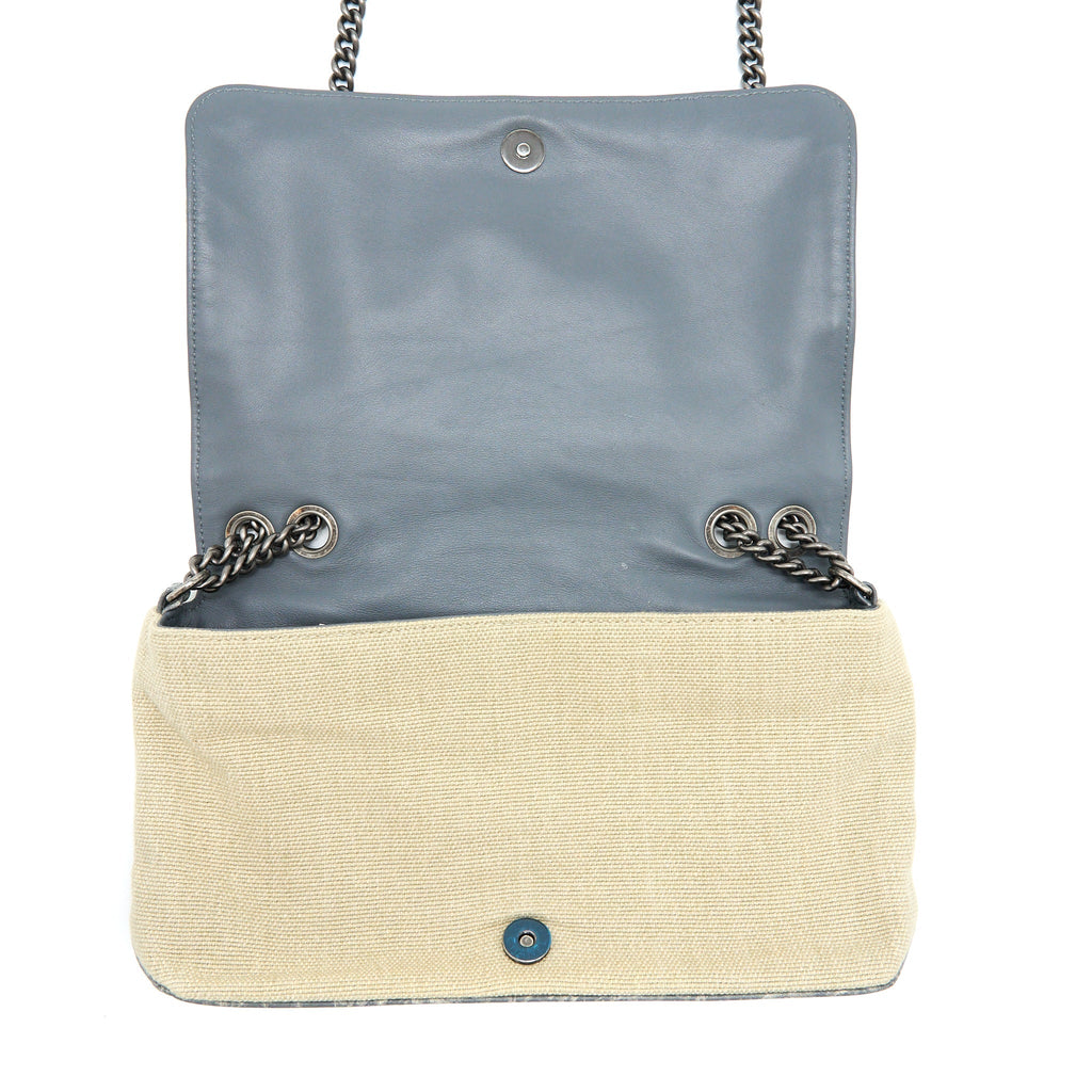 CHANEL GRAFFITI BAG FABRIC MULTICOLOUR RUTHENIUM SHW