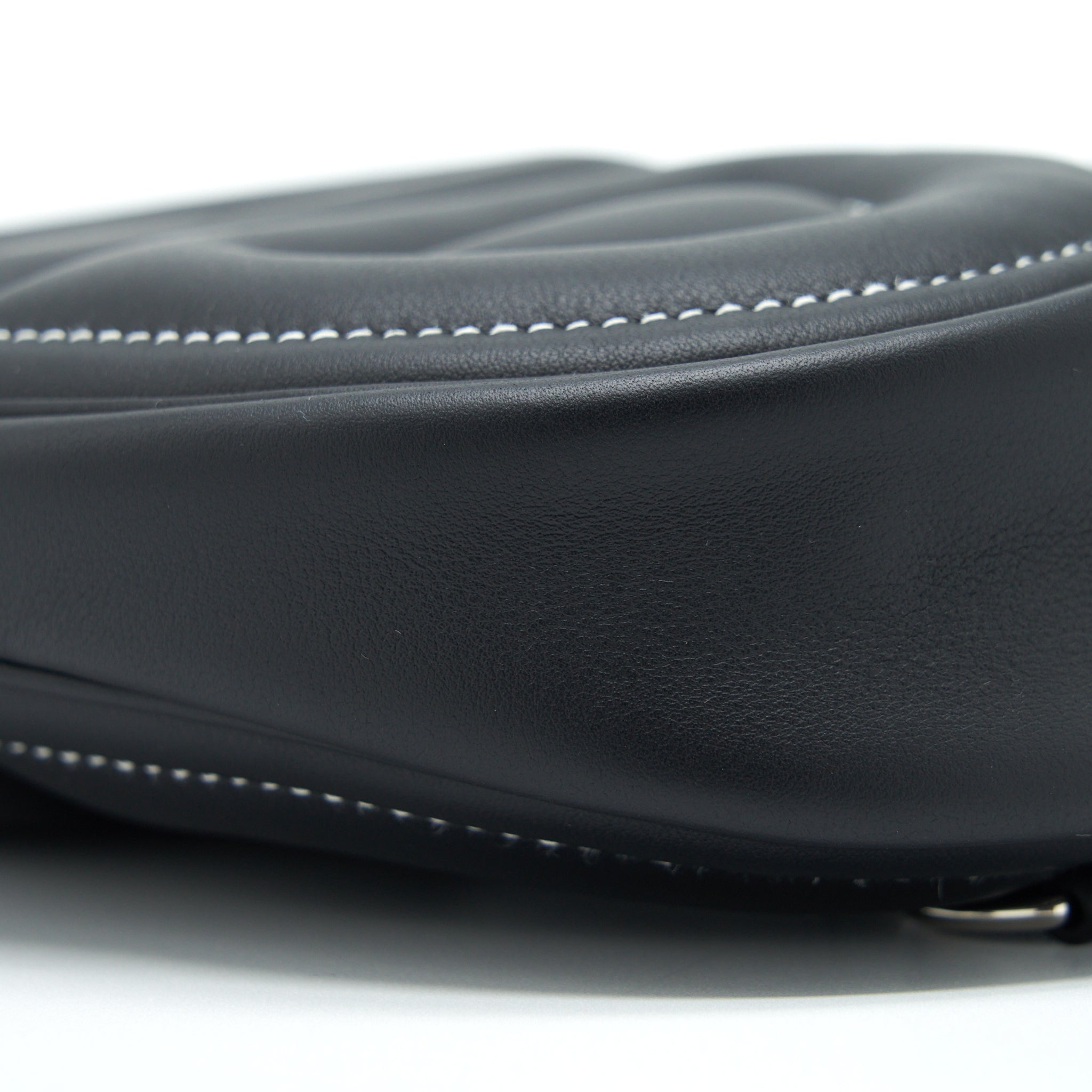 HERMES IN THE LOOP BELT BAG SWIFT BLACK/ BLUE SAPHIR SHW