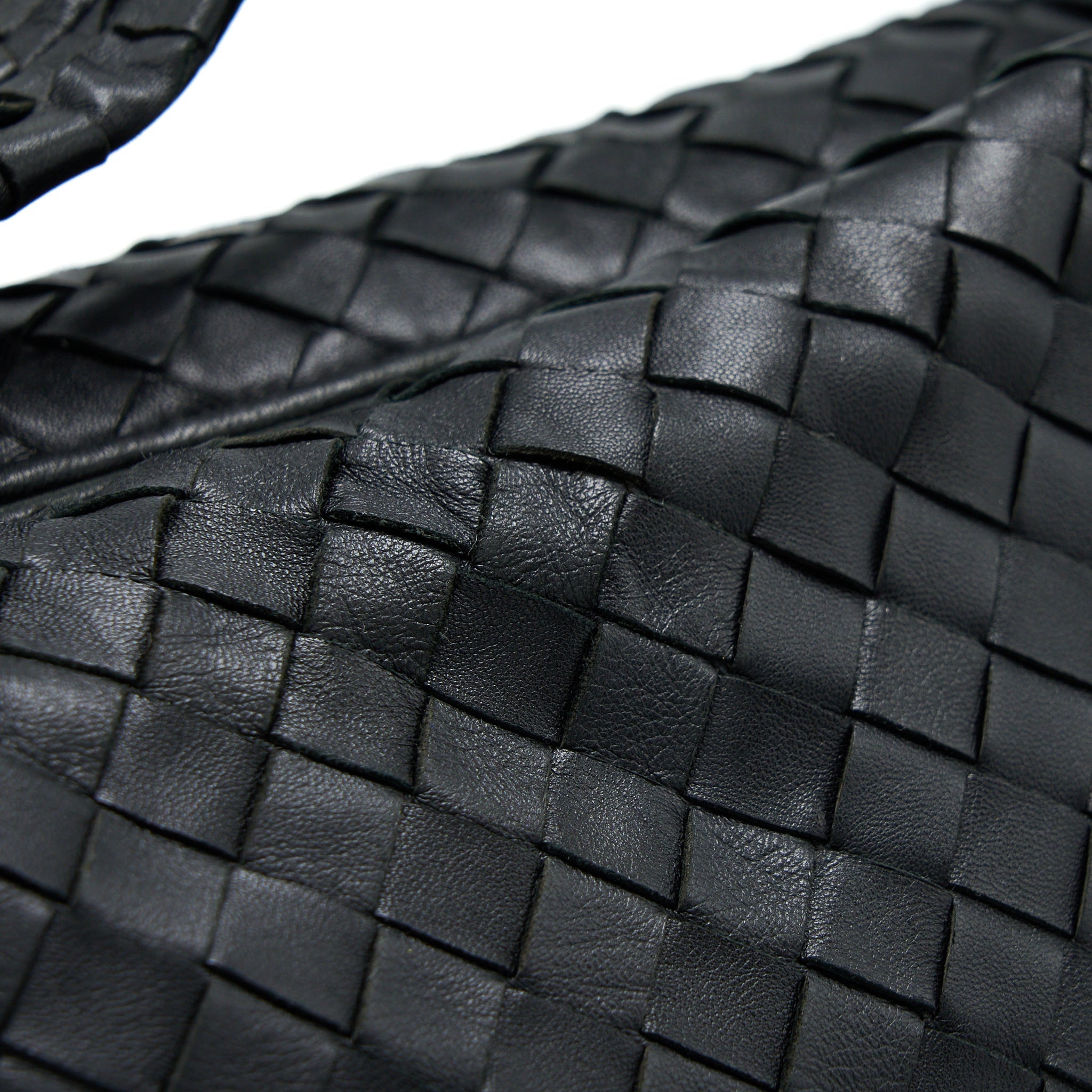 BOTTEGA VENETA JODIE LAMBSKIN BLACK SHW