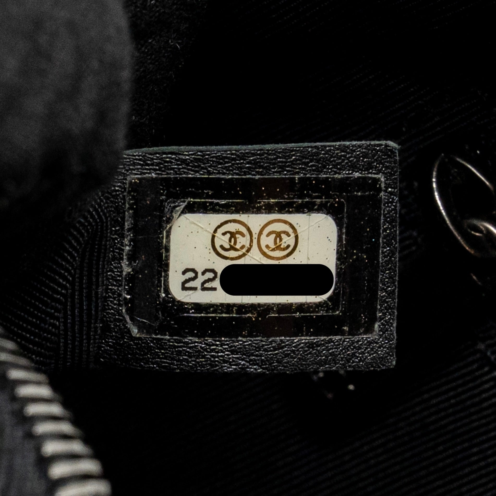 CHANEL MEDIUM CASUAL ROCK FLAP BAG GRAINED CALFSKIN BLACK RUTHENIUM HARDWARE