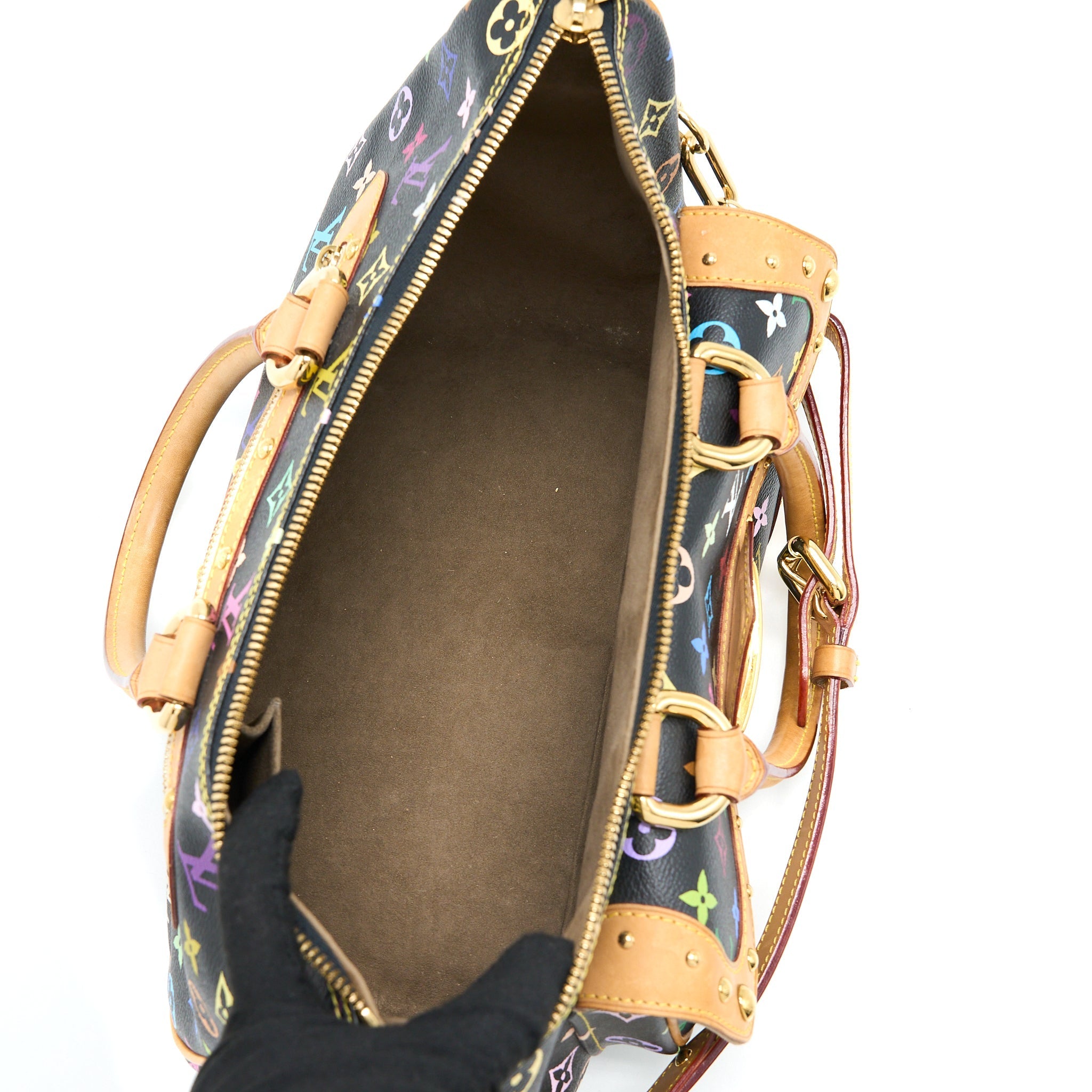 LOUIS VUITTON RITA BAG MULTICOLOUR MONOGRAM CANVAS BLACK GHW