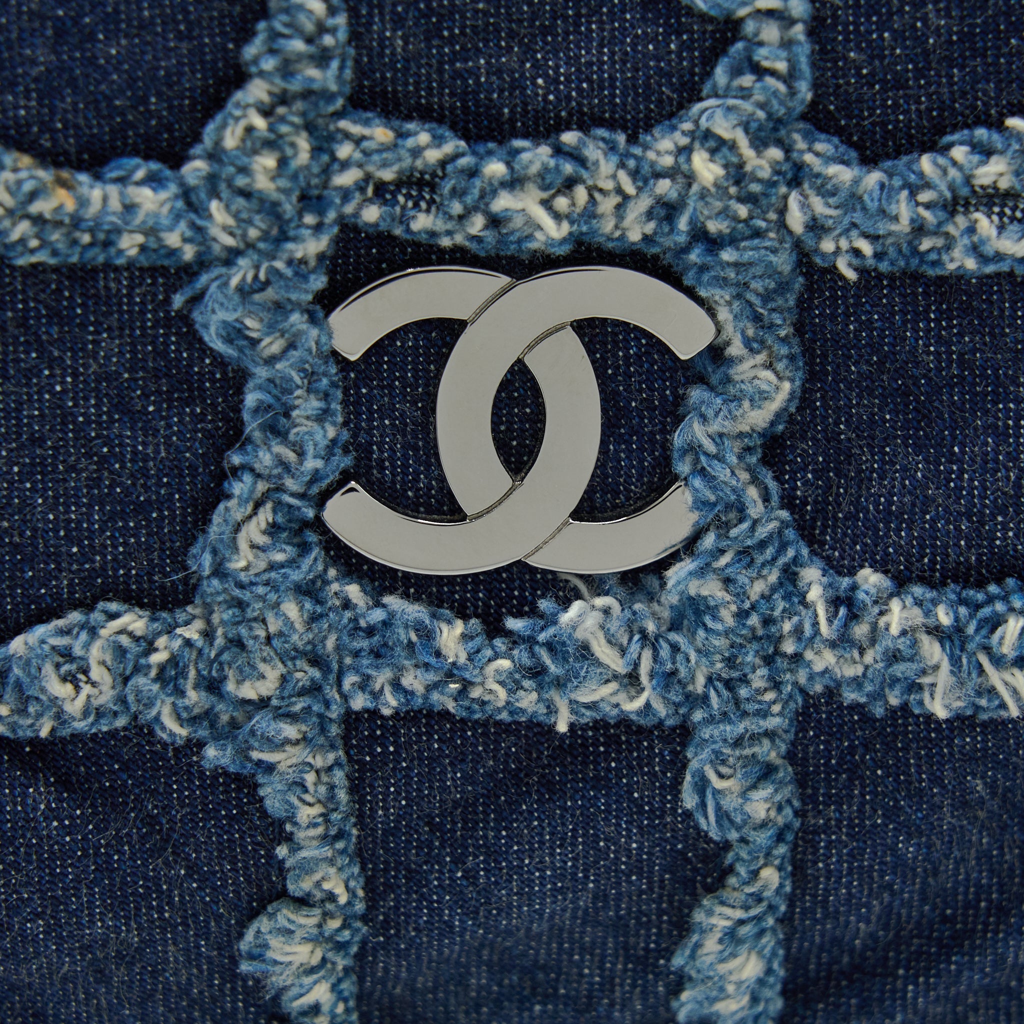 CHANEL SMALL DENIM SHOULDER BAG SHW