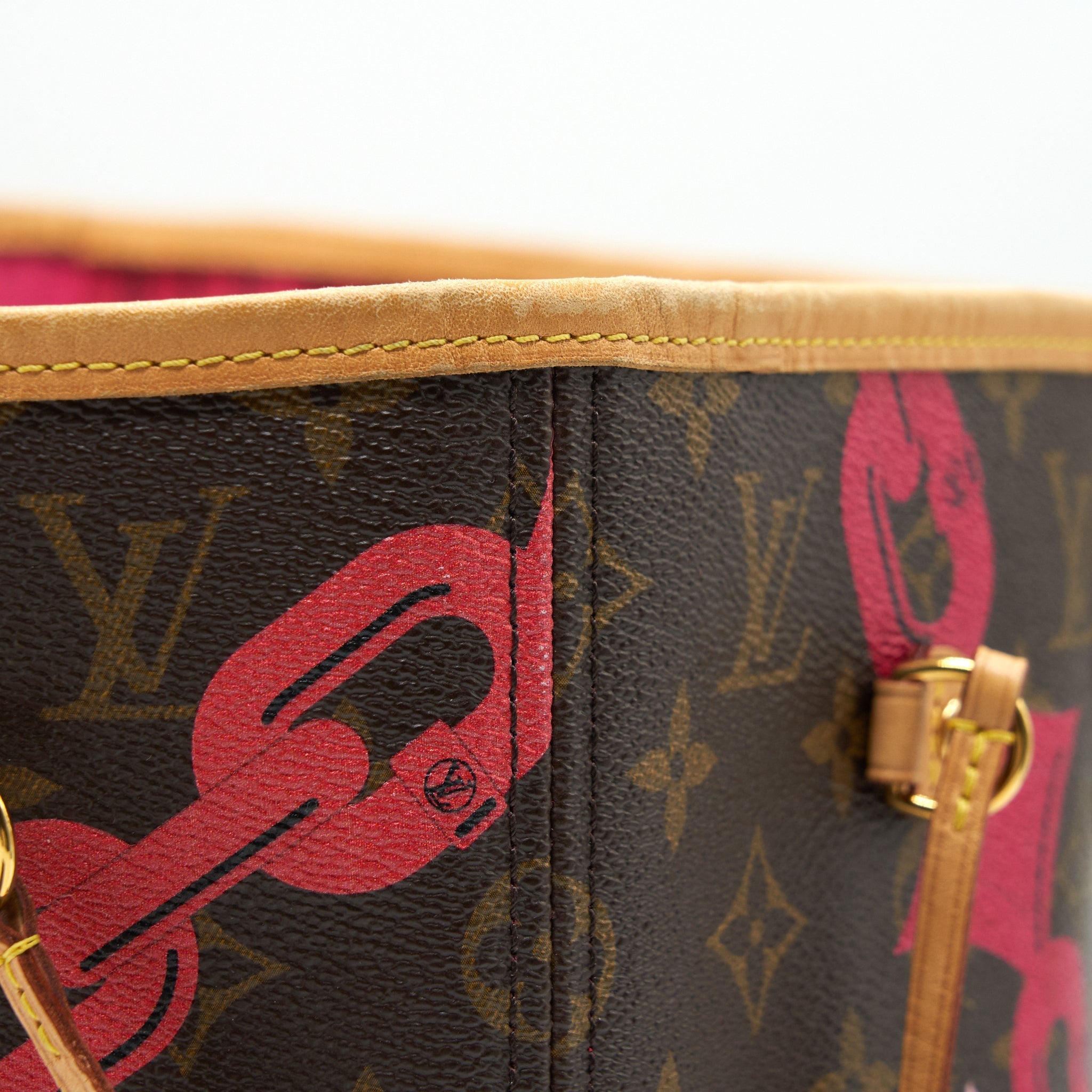 LOUIS VUITTON NEVERFULL MM SUMMER MONOGRAM BAY 2016