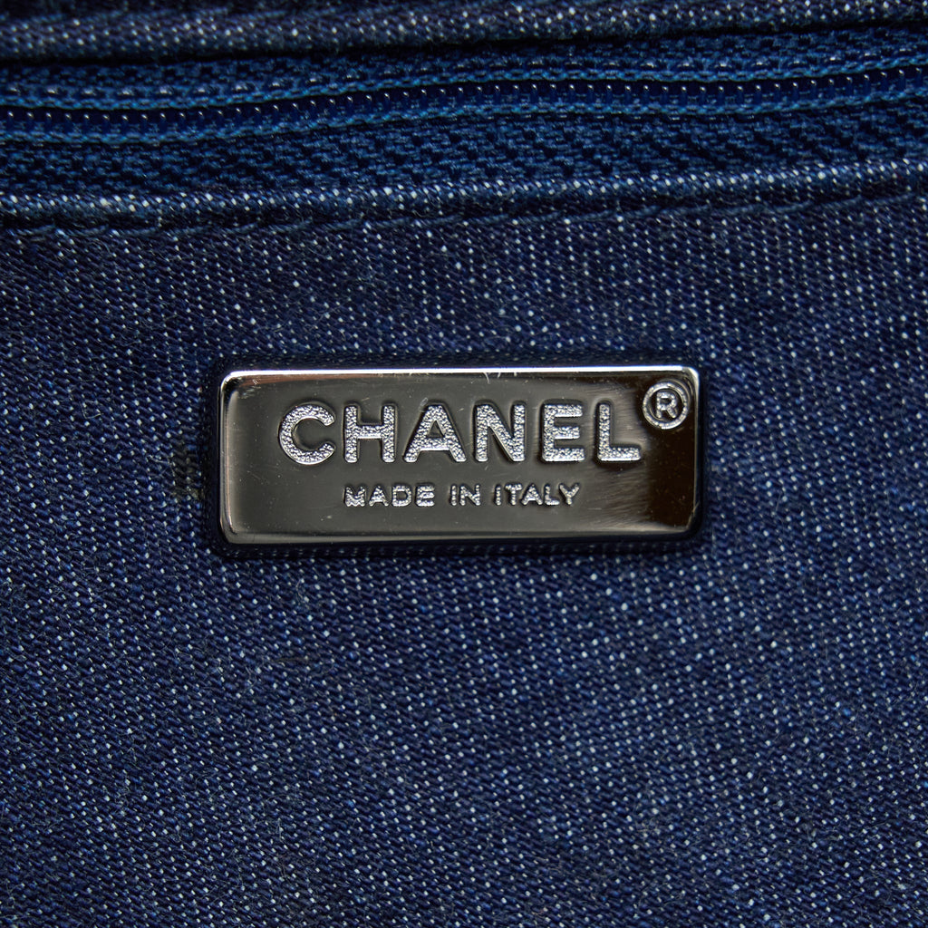 CHANEL SMALL DENIM SHOULDER BAG SHW