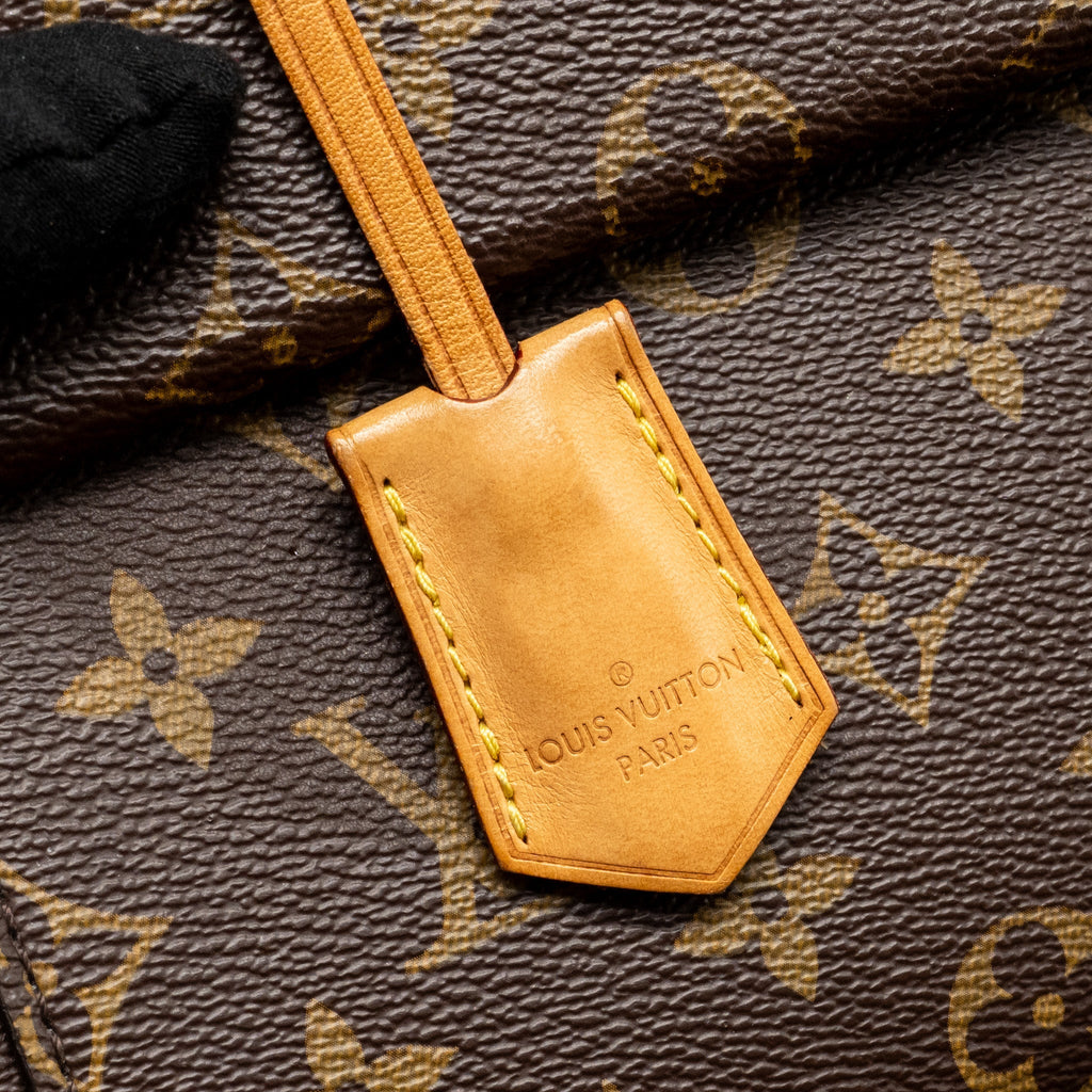 LOUIS VUITTON CLUNY BB MONOGRAM CANVAS WITH PINK STRAP GHW