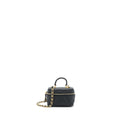CHANEL TOP HANDLE MINI ZIPPER SOFT VANITY WITH CHAIN CAVIAR BLACK GHW