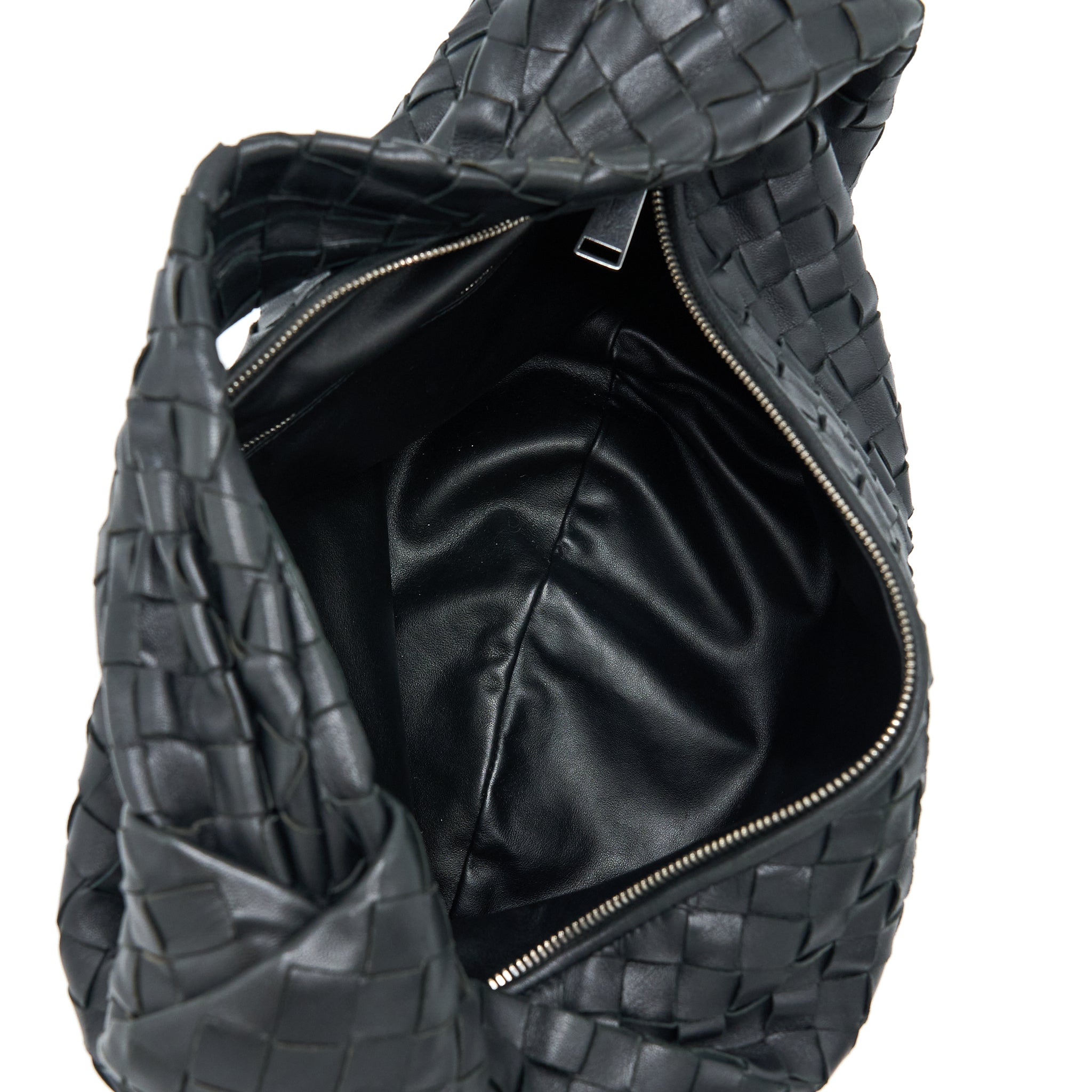 BOTTEGA VENETA JODIE LAMBSKIN BLACK SHW