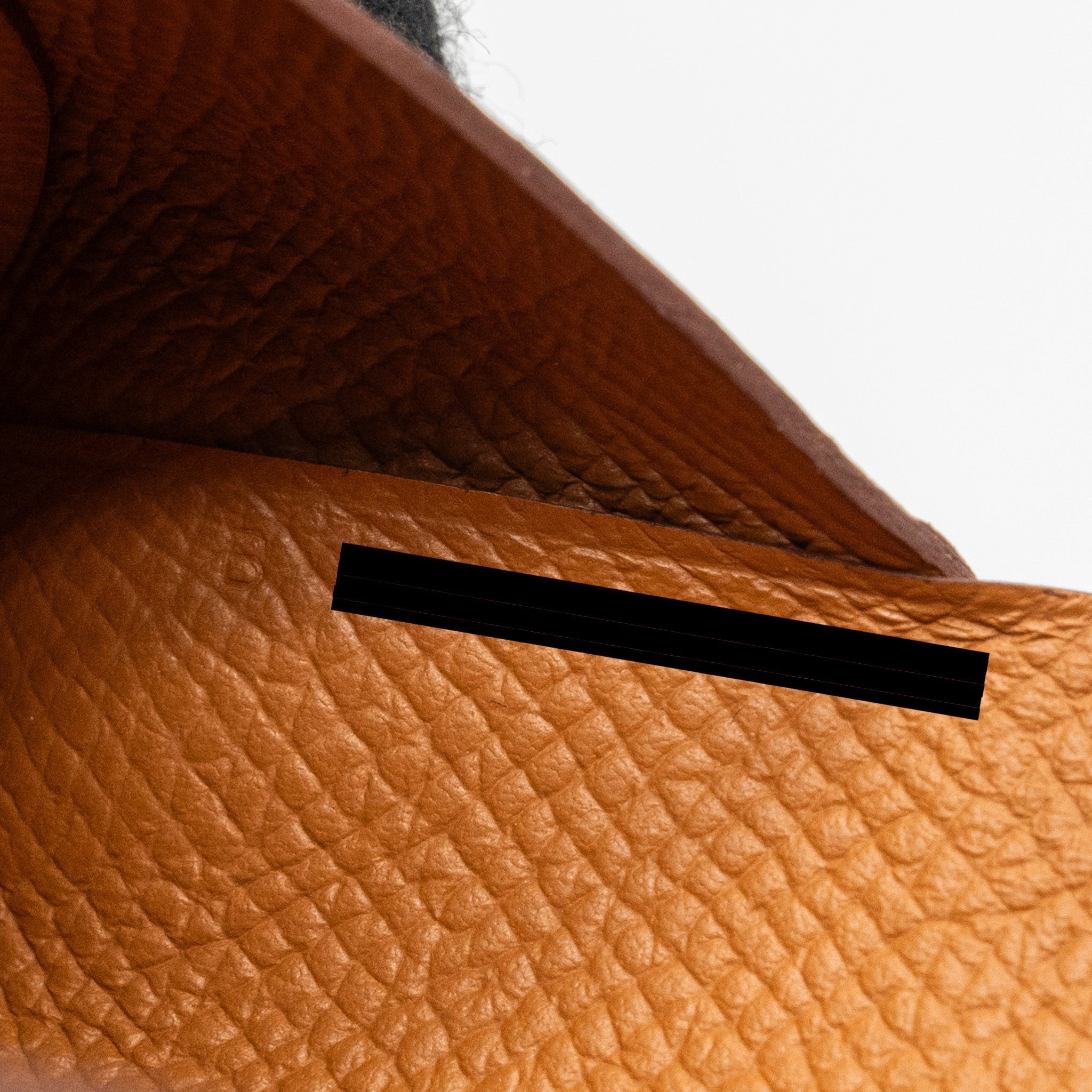 HERMES CALVI DUO CARDHOLER EPSOM GOLD SHW