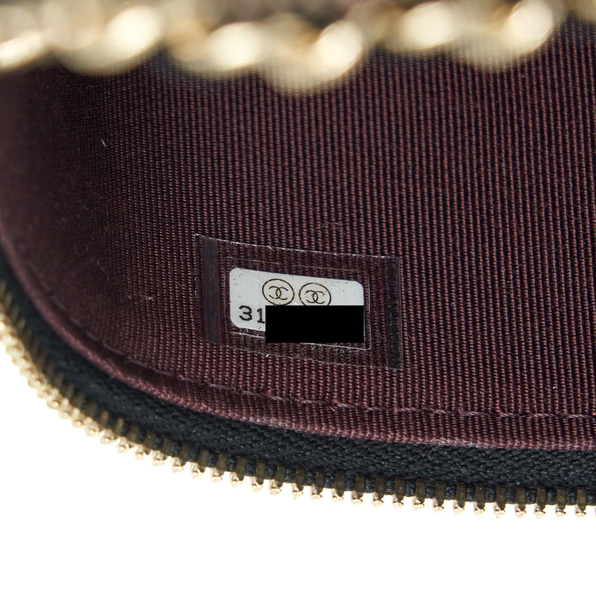 CHANEL MINI VANITY CASE CAVIAR BLACK LGHW